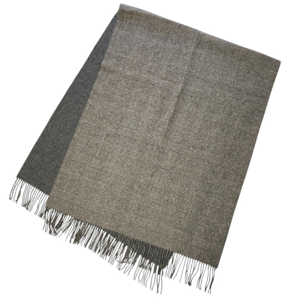 Other Other THROW DOUBLE FACE GLEN Wool Scarf Textile Shawl DUTY FREE for USA Size ONE SIZE - 1 Thumbnail