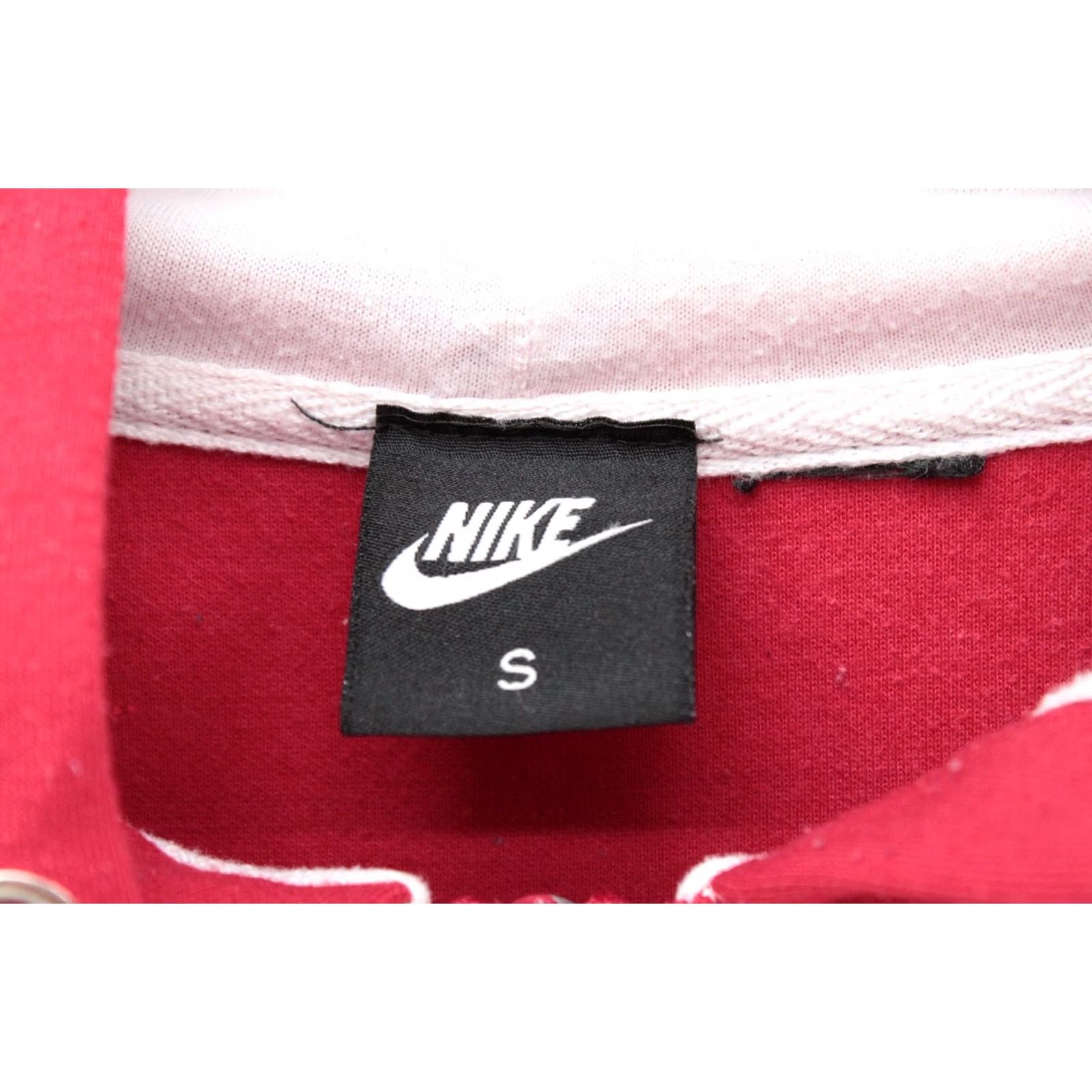 Nike VINTAGE Nike Hoodie Sweatshirt Mens S Red White Blue Full Zip Swoosh Logo Athletic Size US S / EU 44-46 / 1 - 7 Thumbnail