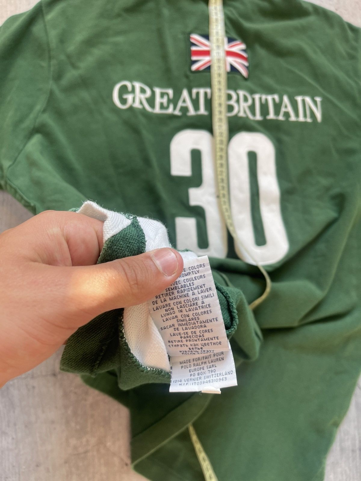 Polo Ralph Lauren Vintage Polo Ralph Lauren Great Britain T-shirt #30 Size US XL / EU 56 / 4 - 13 Thumbnail