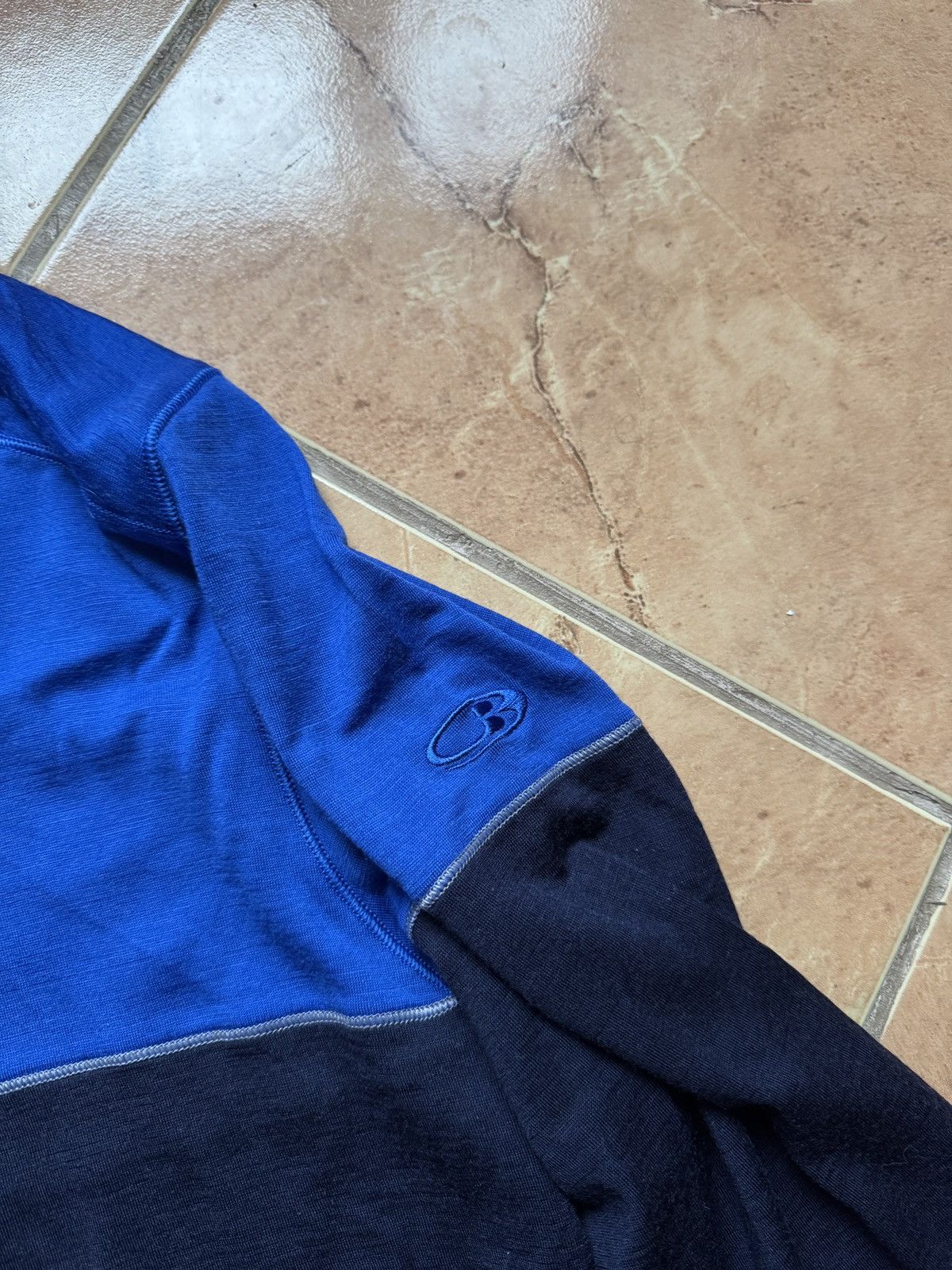 Icebreaker Icebreaker Merino 200 Blue Double Color Hiking LS tee shirt Size US XL / EU 56 / 4 - 8 Thumbnail