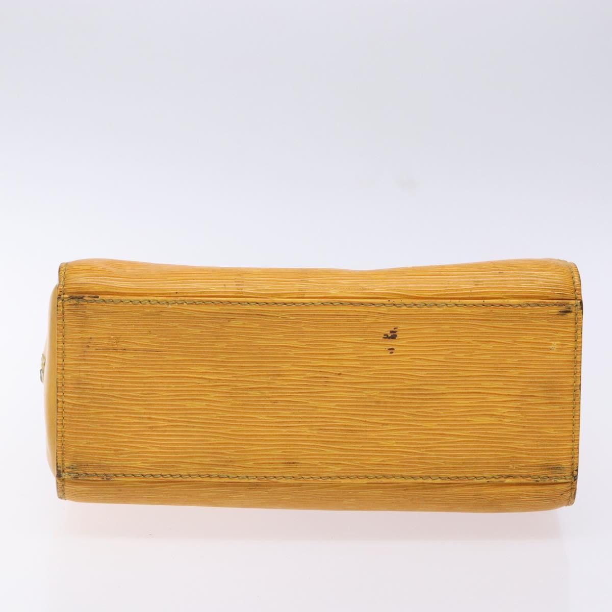 Louis Vuitton LOUIS VUITTON Epi Triana Hand Bag Yellow Size ONE SIZE - 9 Thumbnail