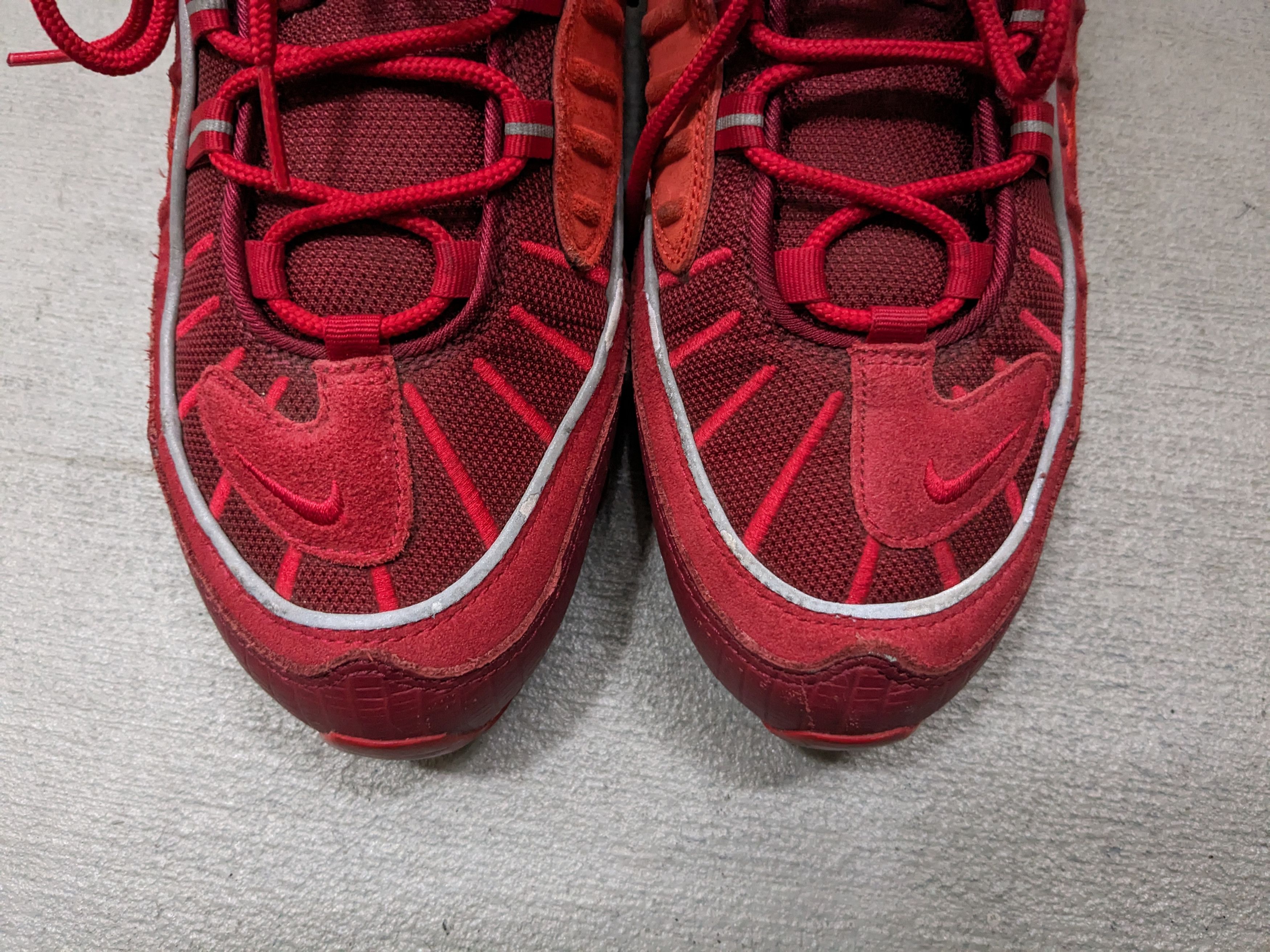 Nike Nike Air Max 98 SE Triple Red Size 11 White AO9380-600 Size US 11 / EU 44 - 5 Thumbnail