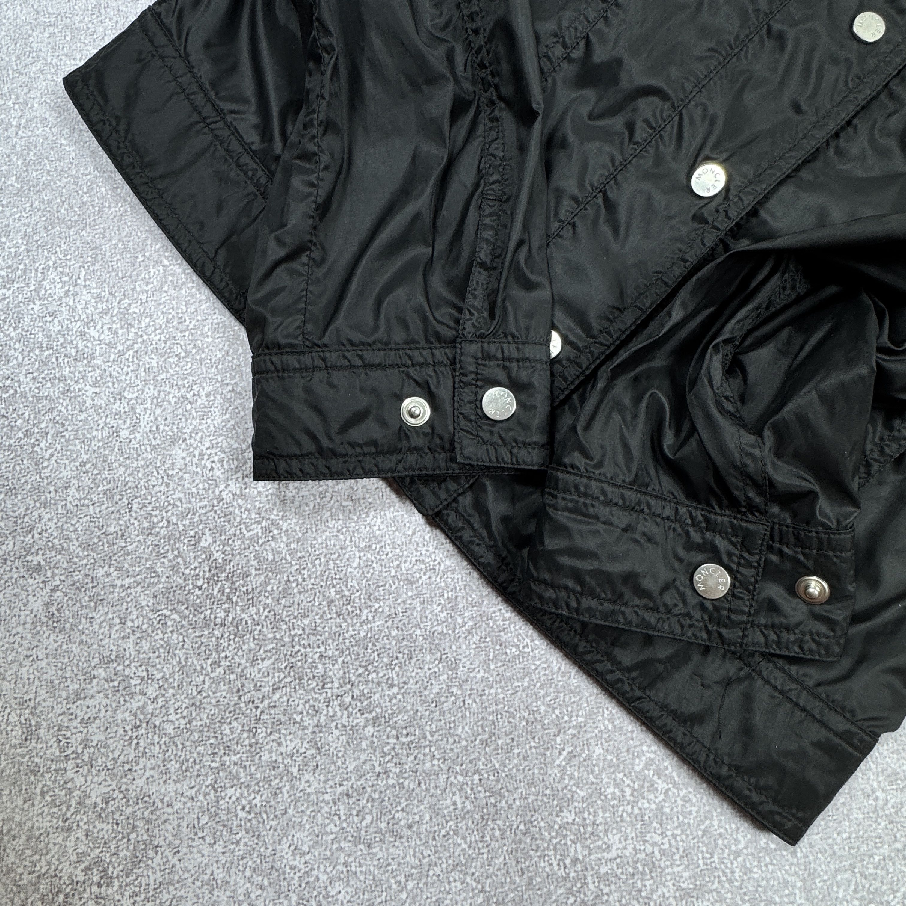 Moncler Women`s Moncler Z5E0084 Black Light Nylon Jacket Size 1 / S Size S / US 4 / IT 40 - 10 Thumbnail