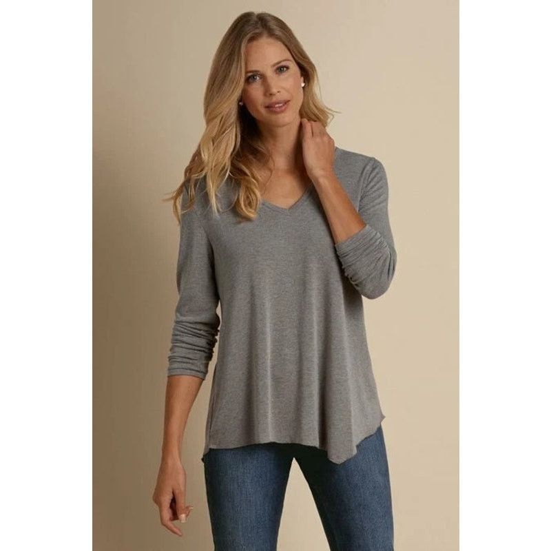 Soft Surroundings Soft Surroundings Medium Simply Elegant Sweater tan V-neck Size M / US 6-8 / IT 42-44 - 3 Thumbnail