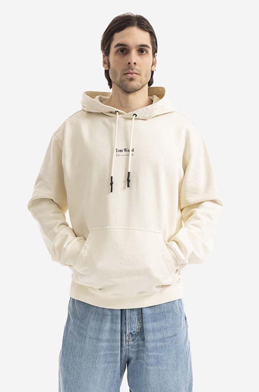 Tom Wood Tom Wood Eden Hoodie Creme Size US M / EU 48-50 / 2 - 1 Thumbnail