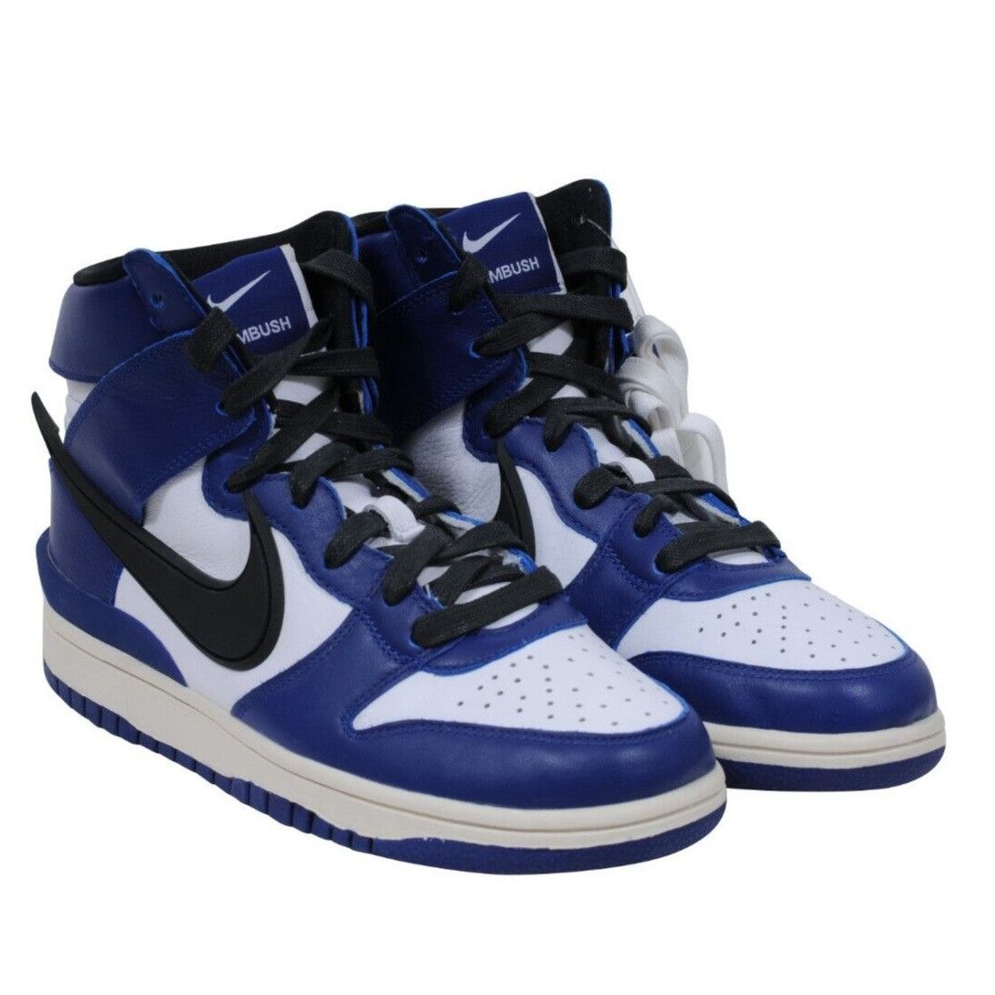 Ambush Design × Nike Ambush Dunk High Top Sneakers Royal Blue Size US 6.5 / EU 39-40 - 18 Thumbnail
