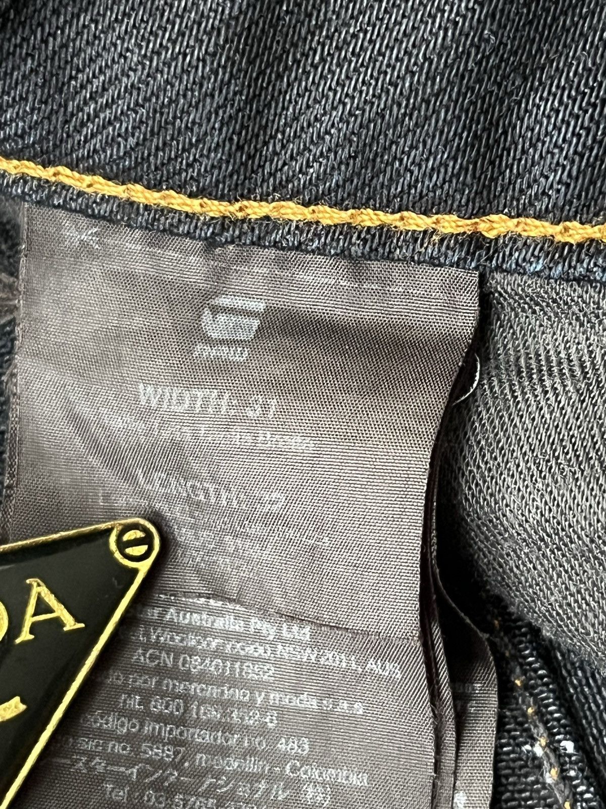G-Star Luxury Vintage Gstar Raw 3301 🔥 pants, jeans. Made vietnam 🇻🇳 Size US 31 - 9 Thumbnail