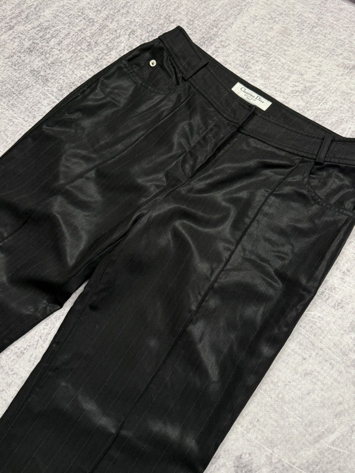 Christian Dior Monsieur Vintage black Christian Dior Boutique silk wool trousers 90s Size 27" / US 4 / IT 40 - 4 Thumbnail