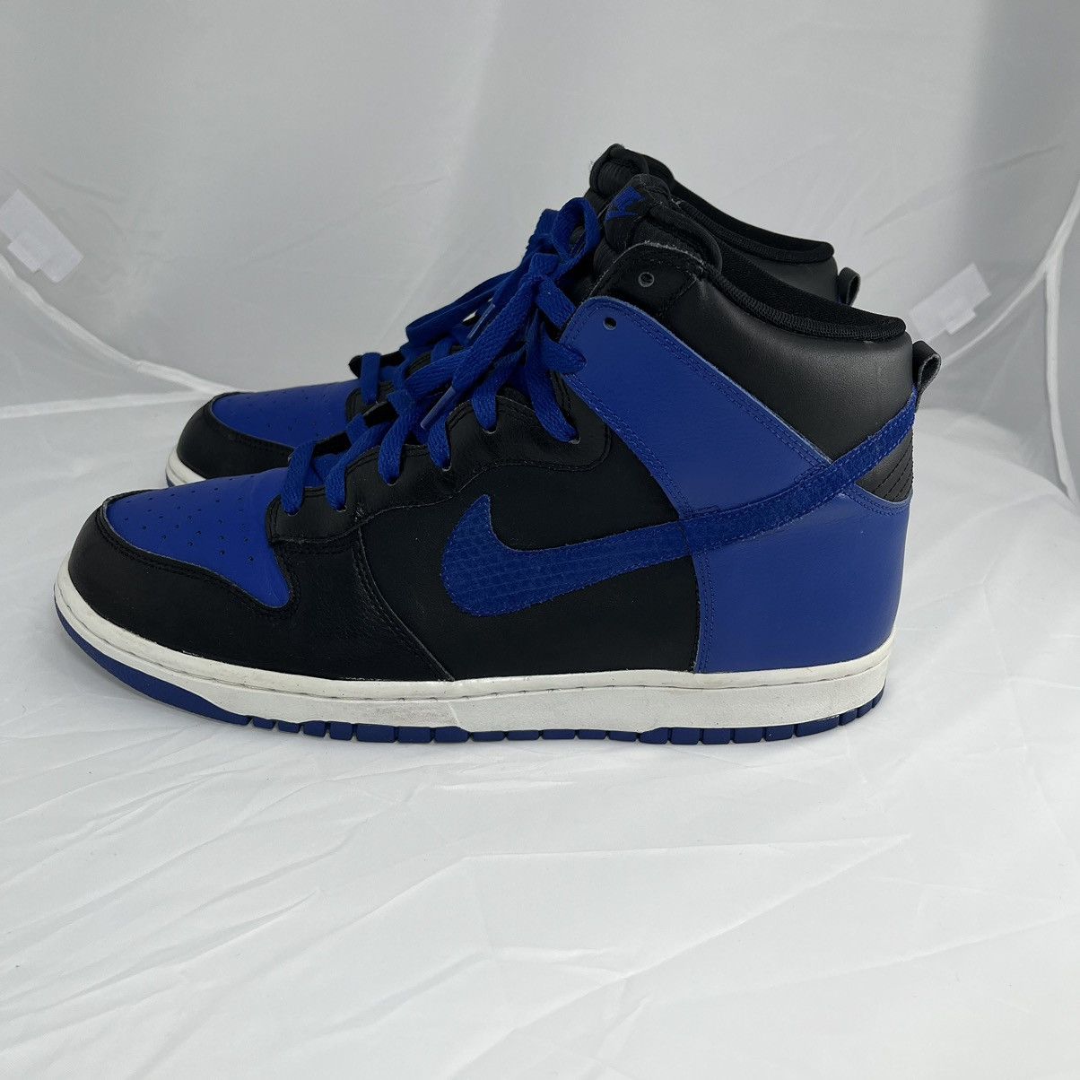 Nike Size 12.5 2012 Nike Dunk High Royal J pack Jordan Size US 12.5 / EU 45-46 - 5 Thumbnail
