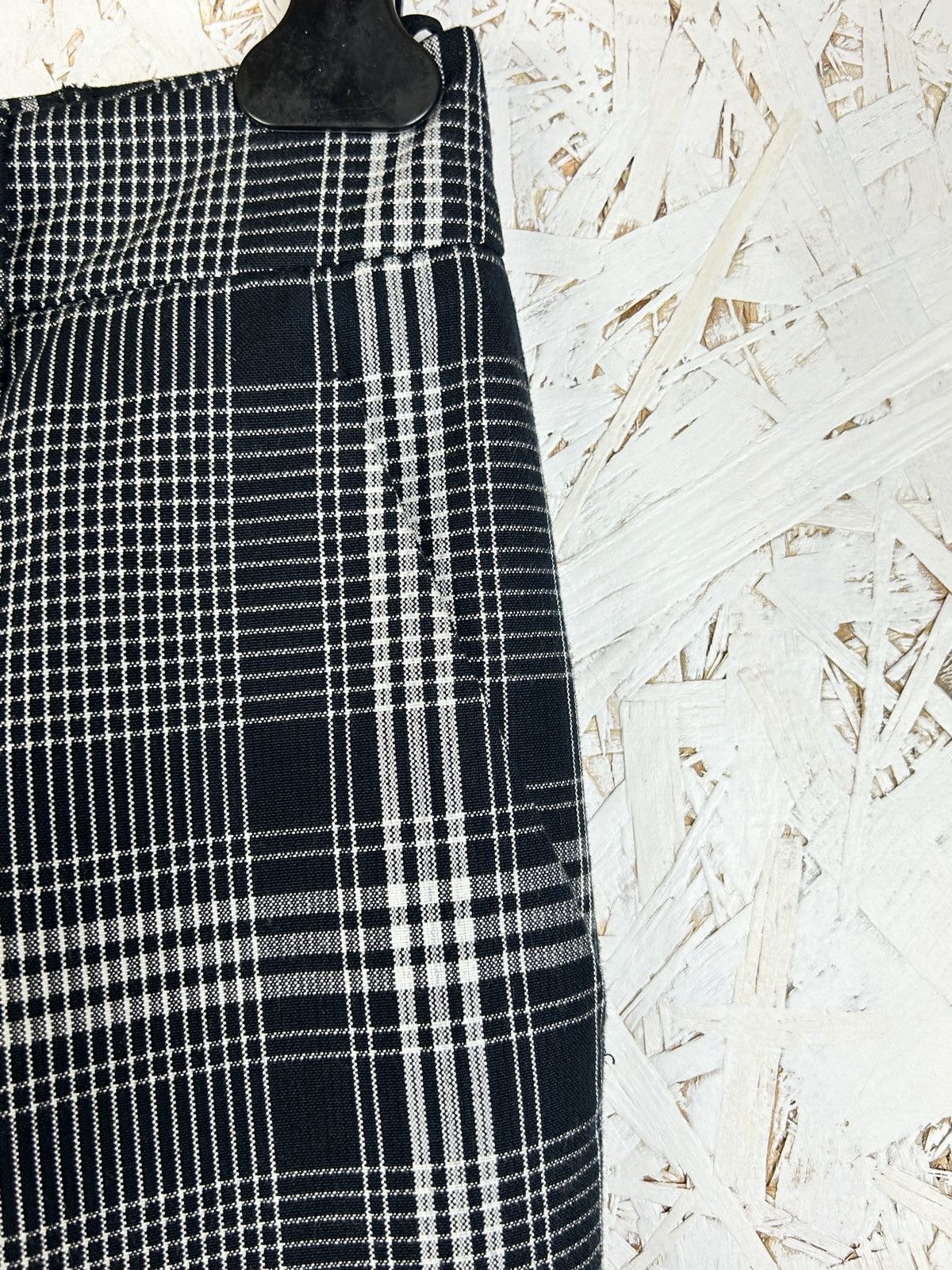 Gucci Vintage Gucci Plaid Checketed Striped Trousers 2007 Grey 38 Size 26" / US 2 / IT 38 - 4 Thumbnail