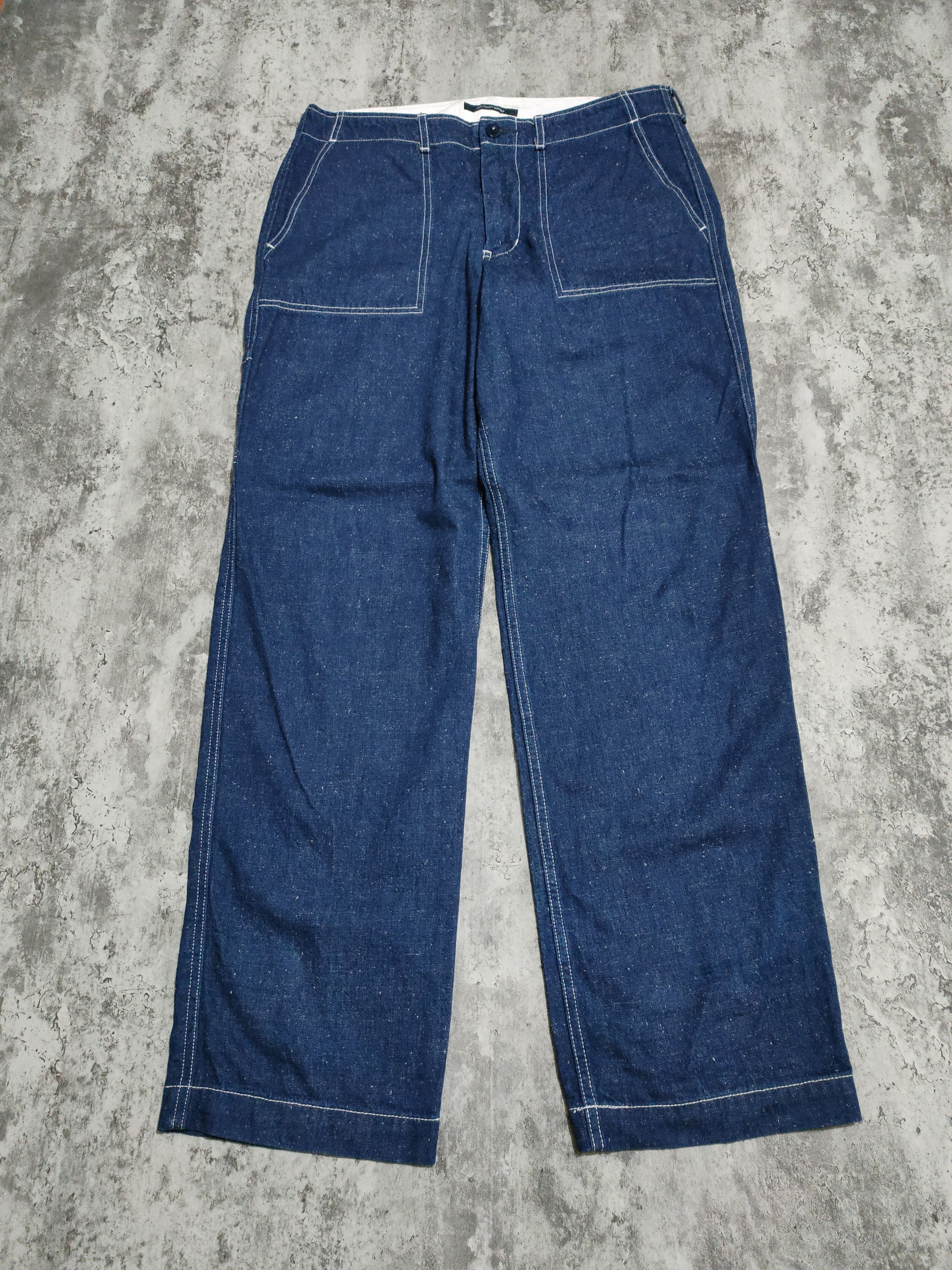 Japanese Brand × URBAN RESEARCH DOORS Urban Research Doors Carpenter Denim Pans Size US 33 - 3 Thumbnail