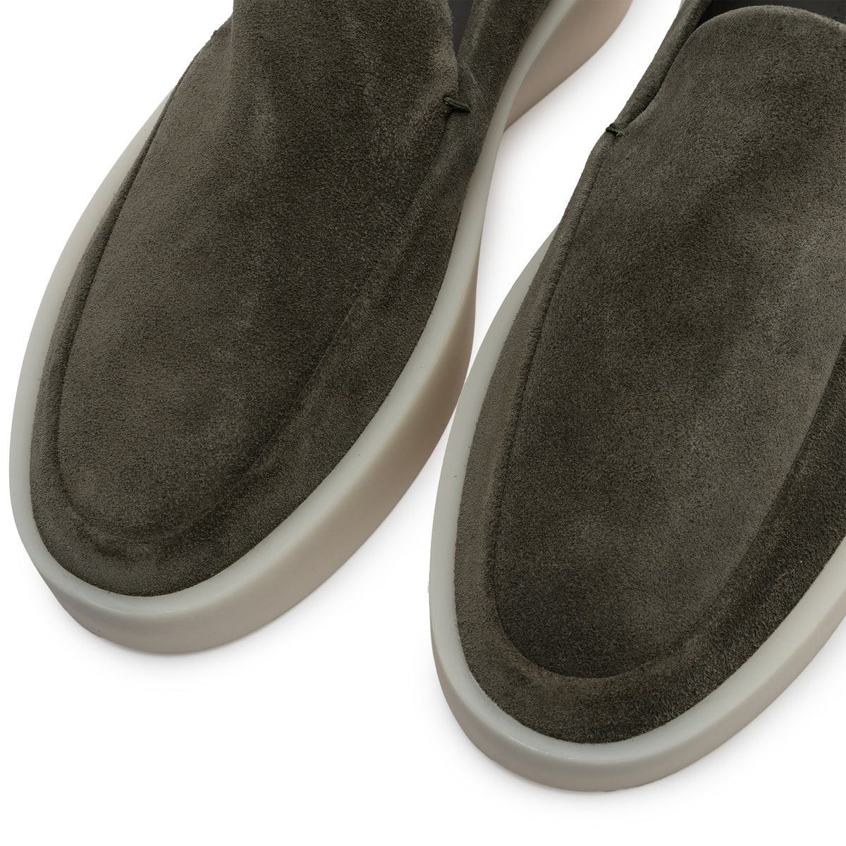 Fear of God o1s22i1n1024 101 Suede Slip-On in Green Size US 8 / EU 41 - 6 Thumbnail