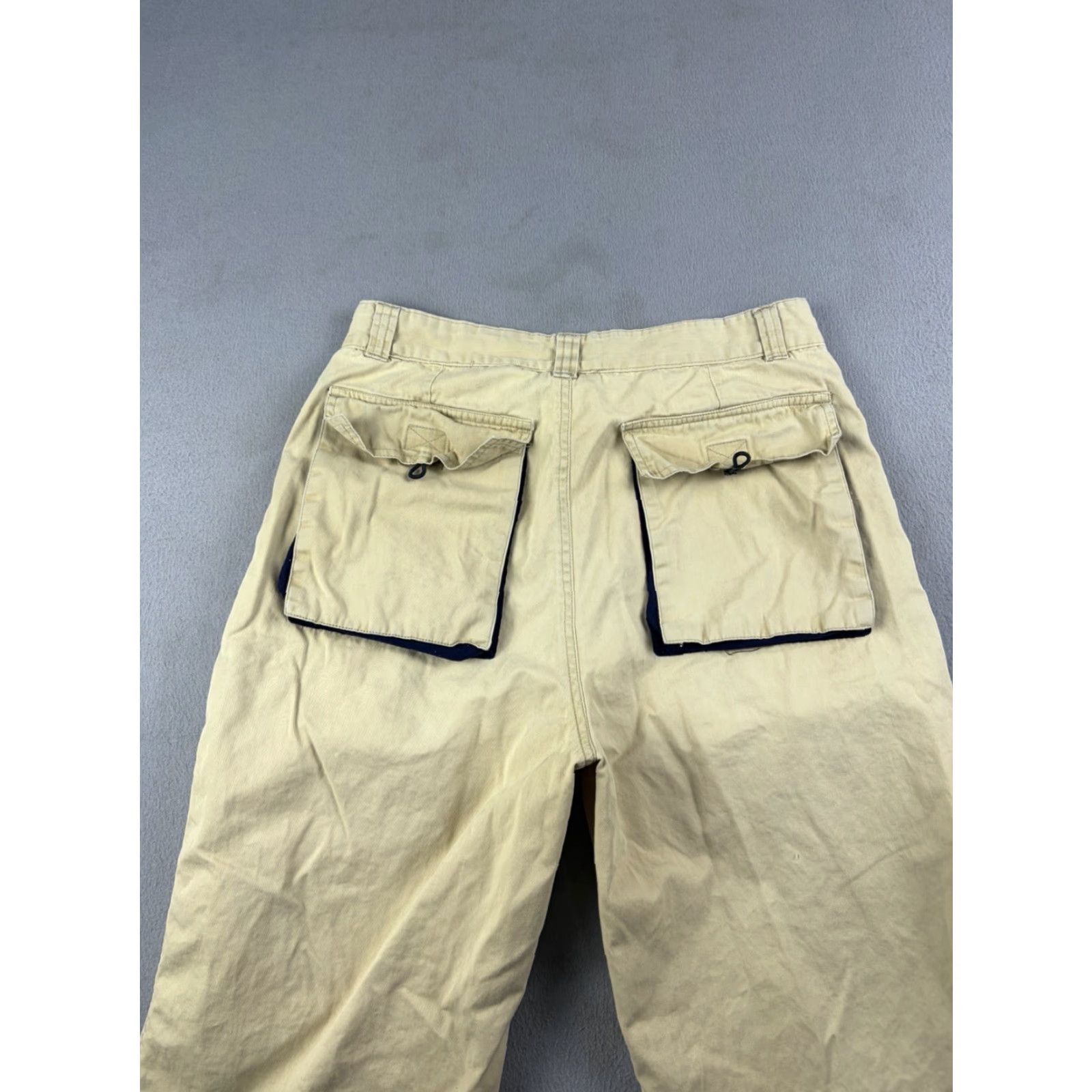 Vintage VINTAGE X Games Snowboard Cargo Pants Size 28x27 Beige Baggy Fit Men’s 28 Inseam 27 Flat Front Cotton cargo pants Y2k Size US 28 / EU 44 - 7 Thumbnail