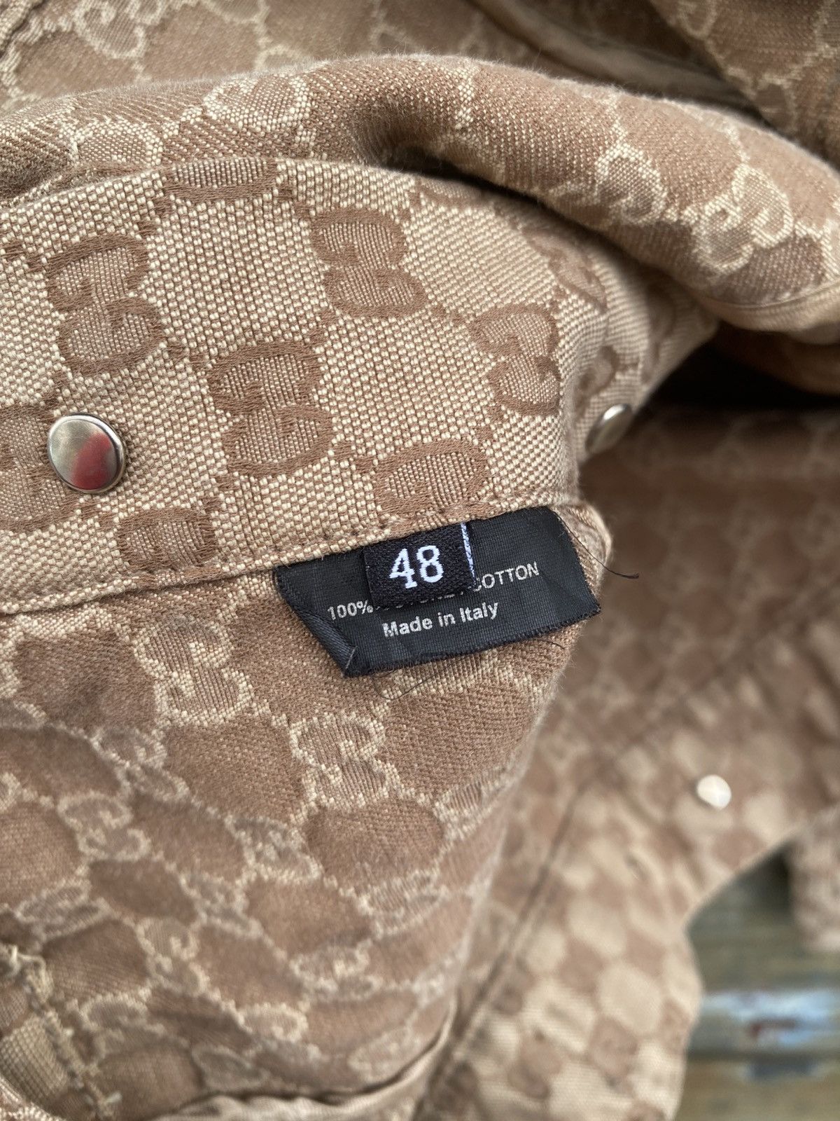 Gucci Tom Ford Gucci GG Jacquard Monogram Jacket Size US M / EU 48-50 / 2 - 15 Thumbnail