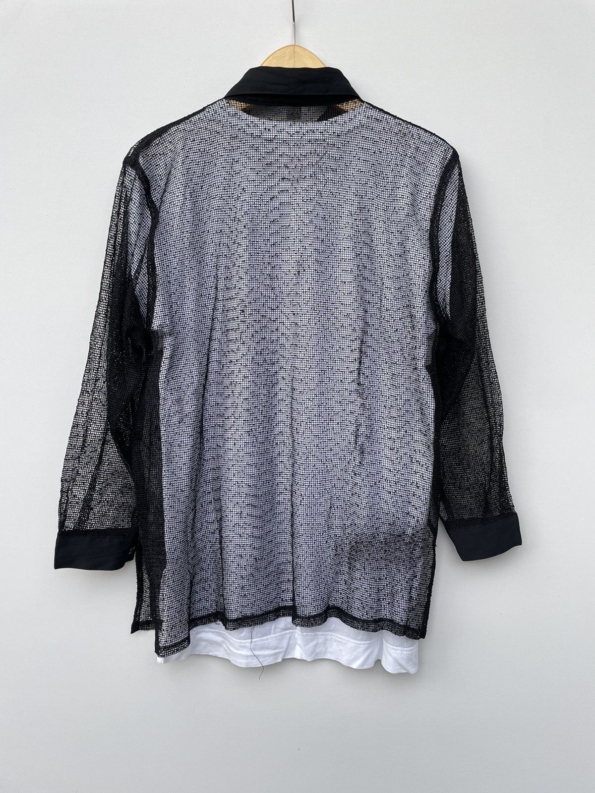 If Six Was Nine Japanesebrand Fishnet button up shirt Ifsixwasnin style Size US M / EU 48-50 / 2 - 4 Thumbnail
