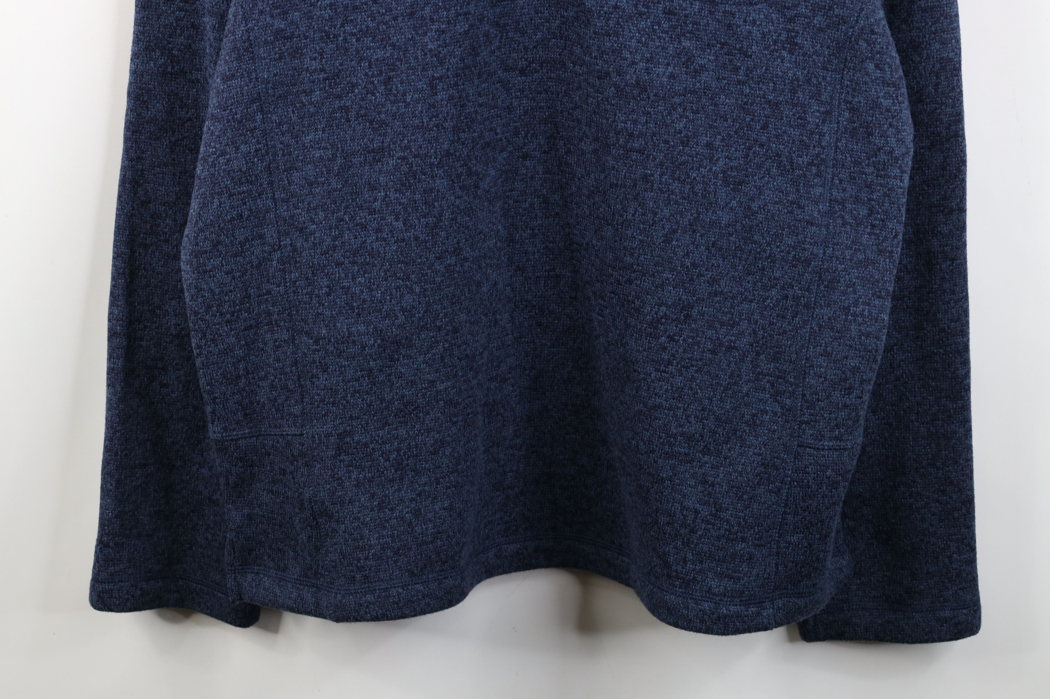 Woolrich Woolen Mills Vintage Y2K Woolrich Knit 1/4 Half Zip Pullover Sweater Blue Size US L / EU 52-54 / 3 - 3 Thumbnail