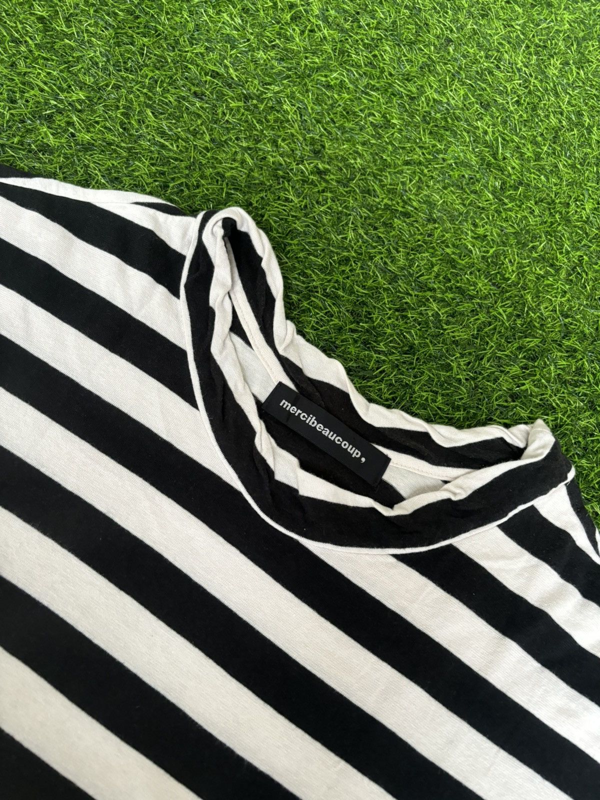 mercibeaucoup Mercibeaucoup Issey Miyake Stripe Women's Tshirt Size M / US 6-8 / IT 42-44 - 3 Thumbnail