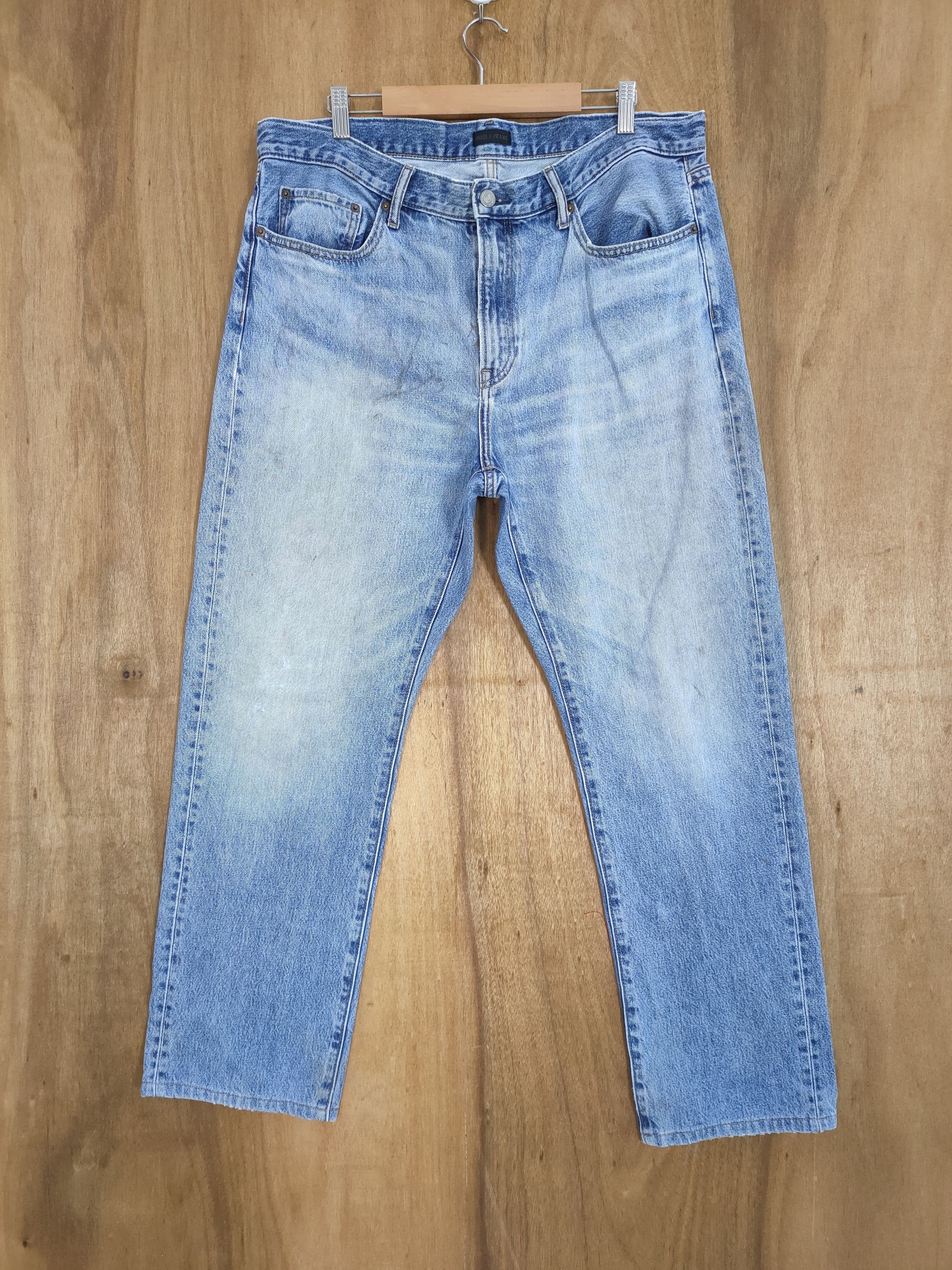 Japanese Brand 36×30 💥 VINTAGE JAPAN BLUE JEAN DENIM PANTS Size US 36 / EU 52 - 1 Thumbnail