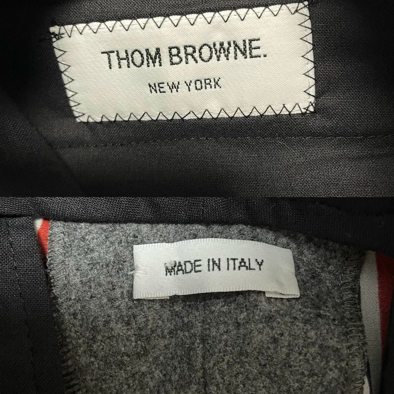 Thom Browne Thom Browne Medium gray flannel trousers Size 26" / US 2 / IT 38 - 5 Thumbnail
