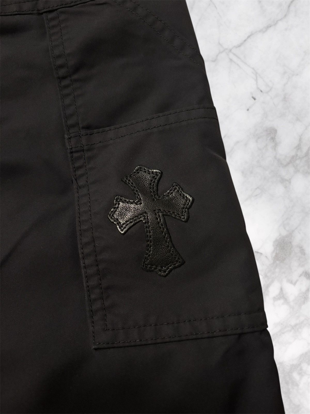 Chrome Hearts Chrome Hearts Jeans Double Knee Carpenter Pants Black Nylon Size US 30 / EU 46 - 6 Thumbnail