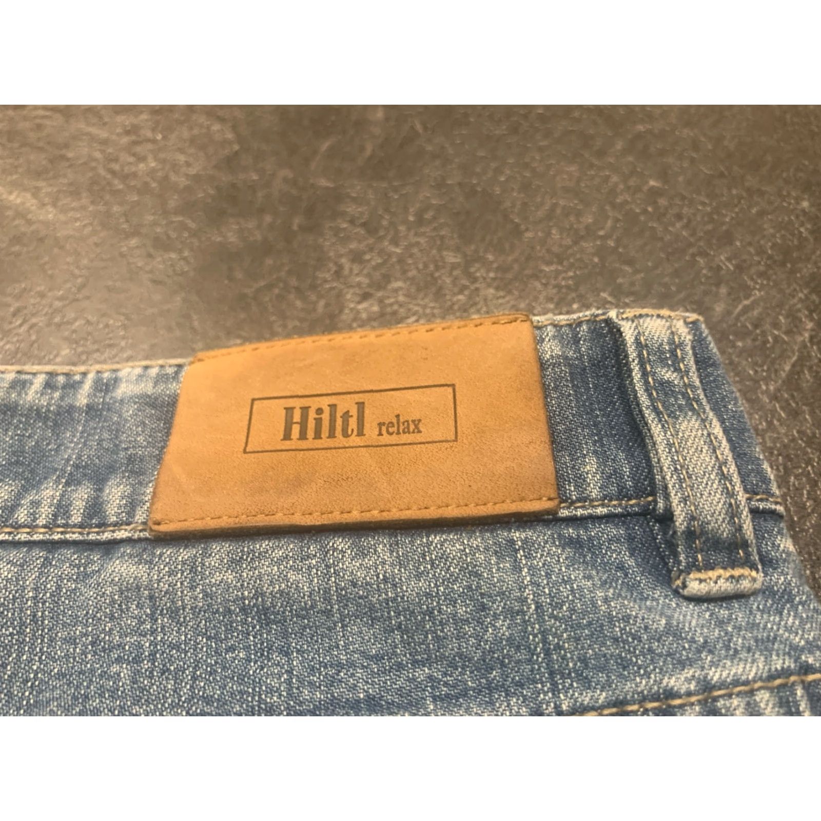 Denime HILTIL Jeans 40x32 Mens Blue Denim Straight Relaxed Fit Casual Size US 34 / EU 50 - 8 Thumbnail