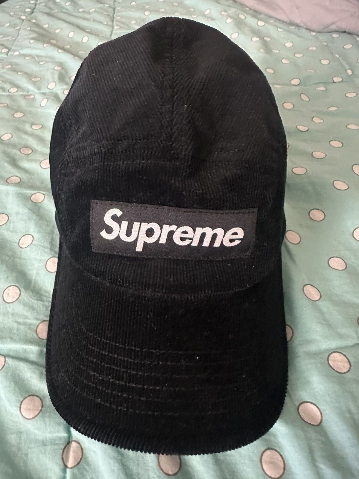 Supreme Supreme black corduroy gore-tex logo cap Size ONE SIZE - 2 Thumbnail