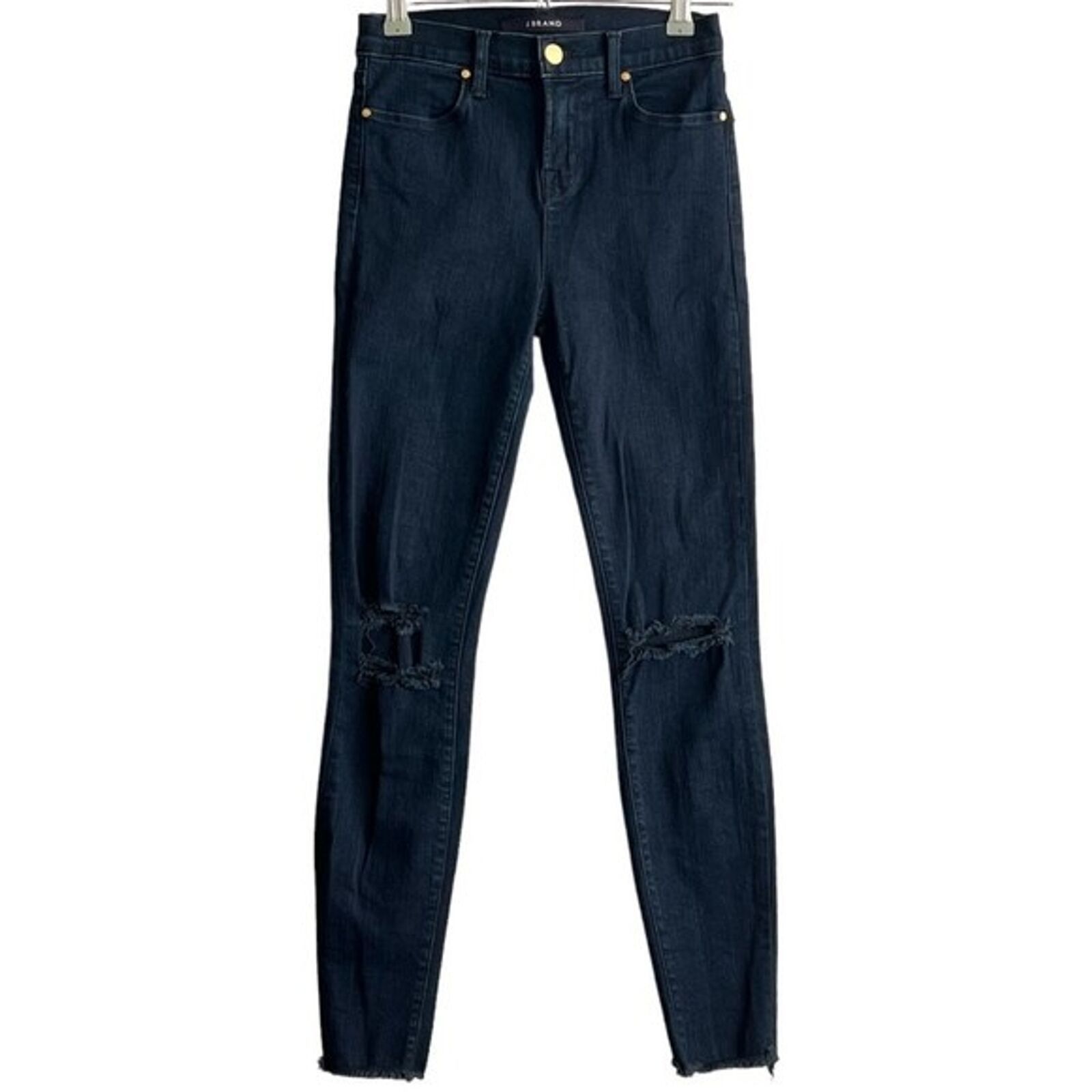 J Brand J BRAND Mid-Rise Cropped Skinny Leg Jeans, M/US28 Size 28" / US 6 / IT 42 - 2 Thumbnail