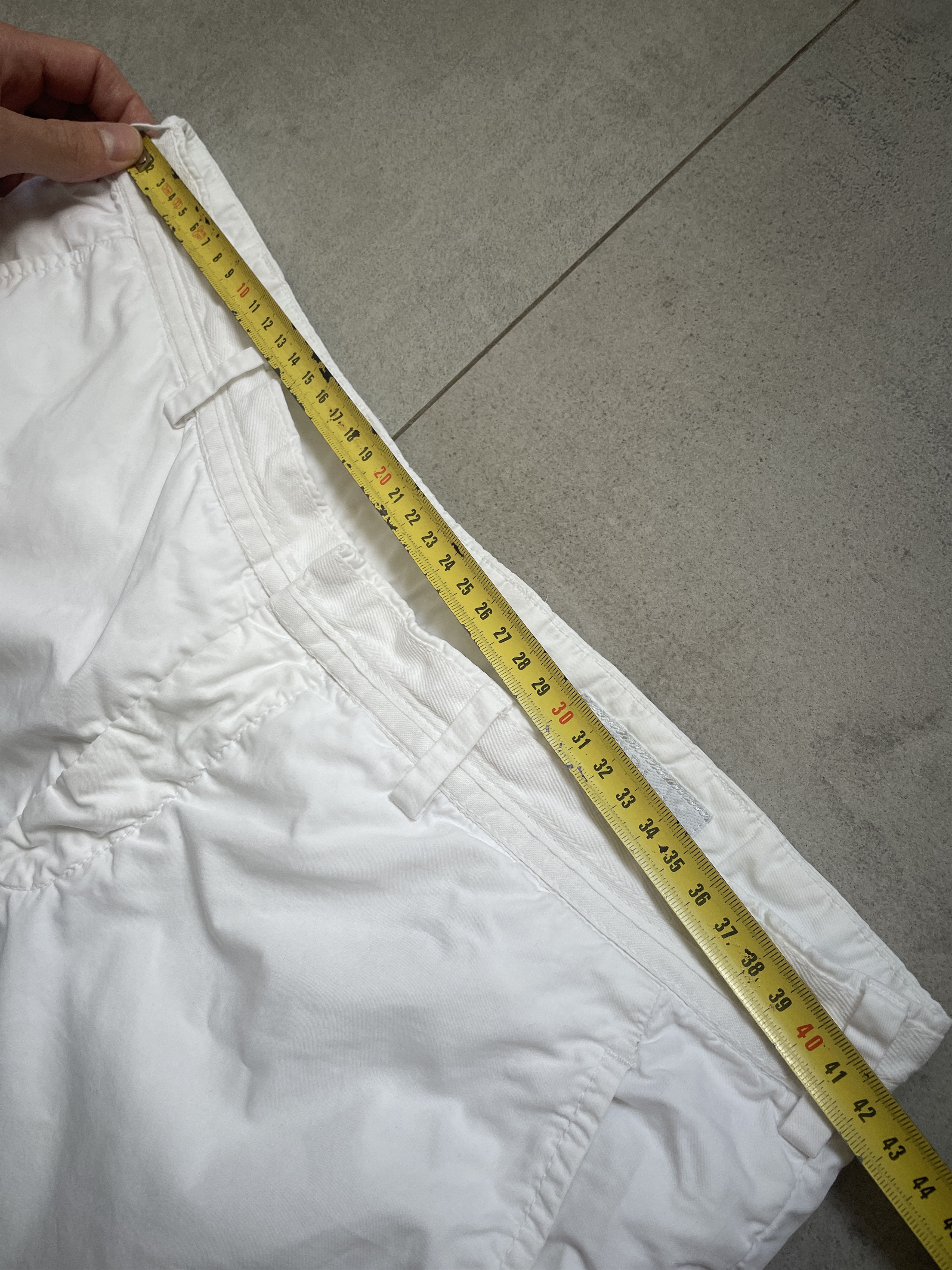 Prada Y2K PRADA MILANO WHITE SLIM FIT CHINO TROUSERS Size US 34 / EU 50 - 7 Thumbnail