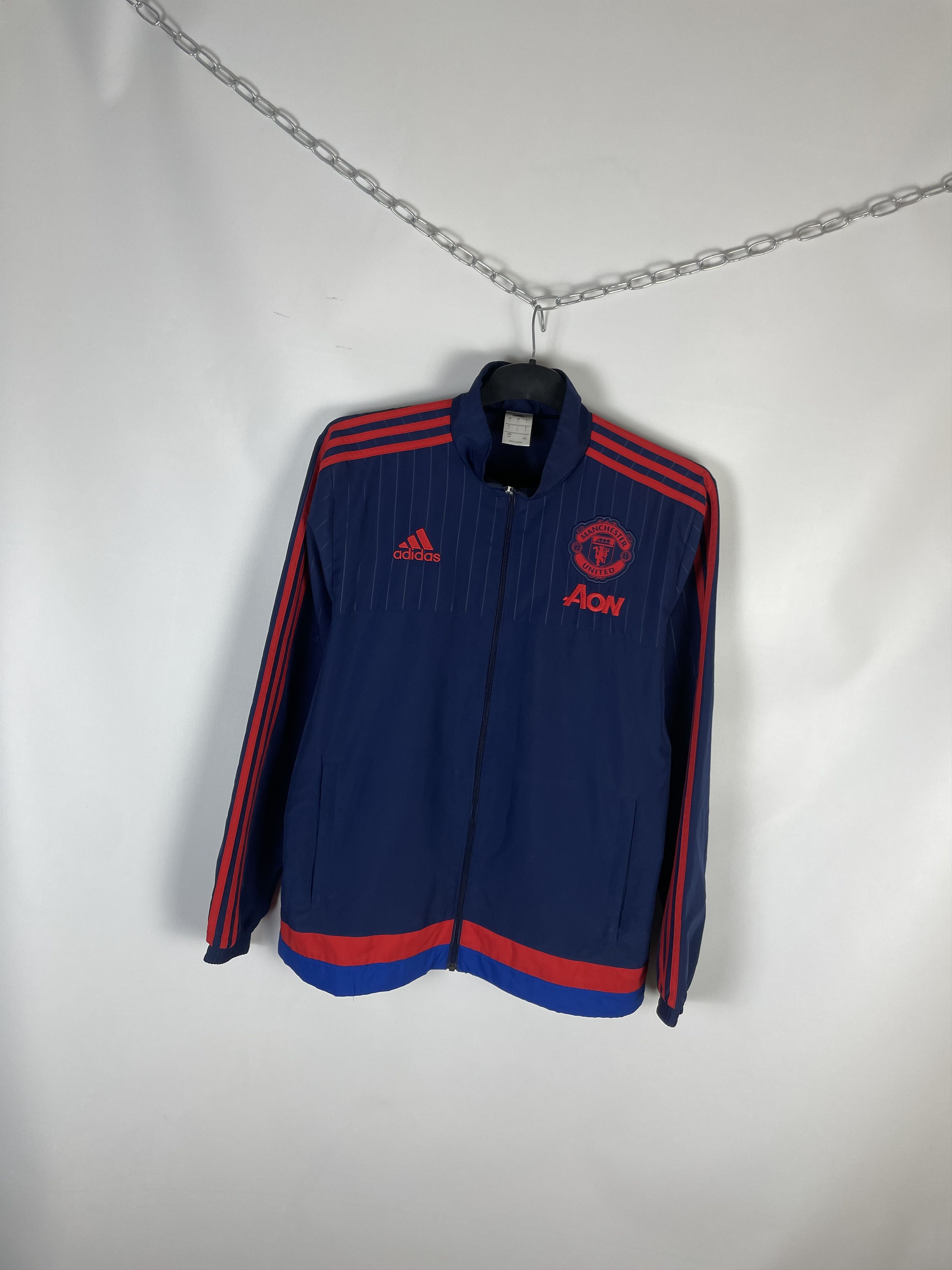 Adidas Adidas Manchester United Ttack Jacket Size US L / EU 52-54 / 3 - 2 Thumbnail