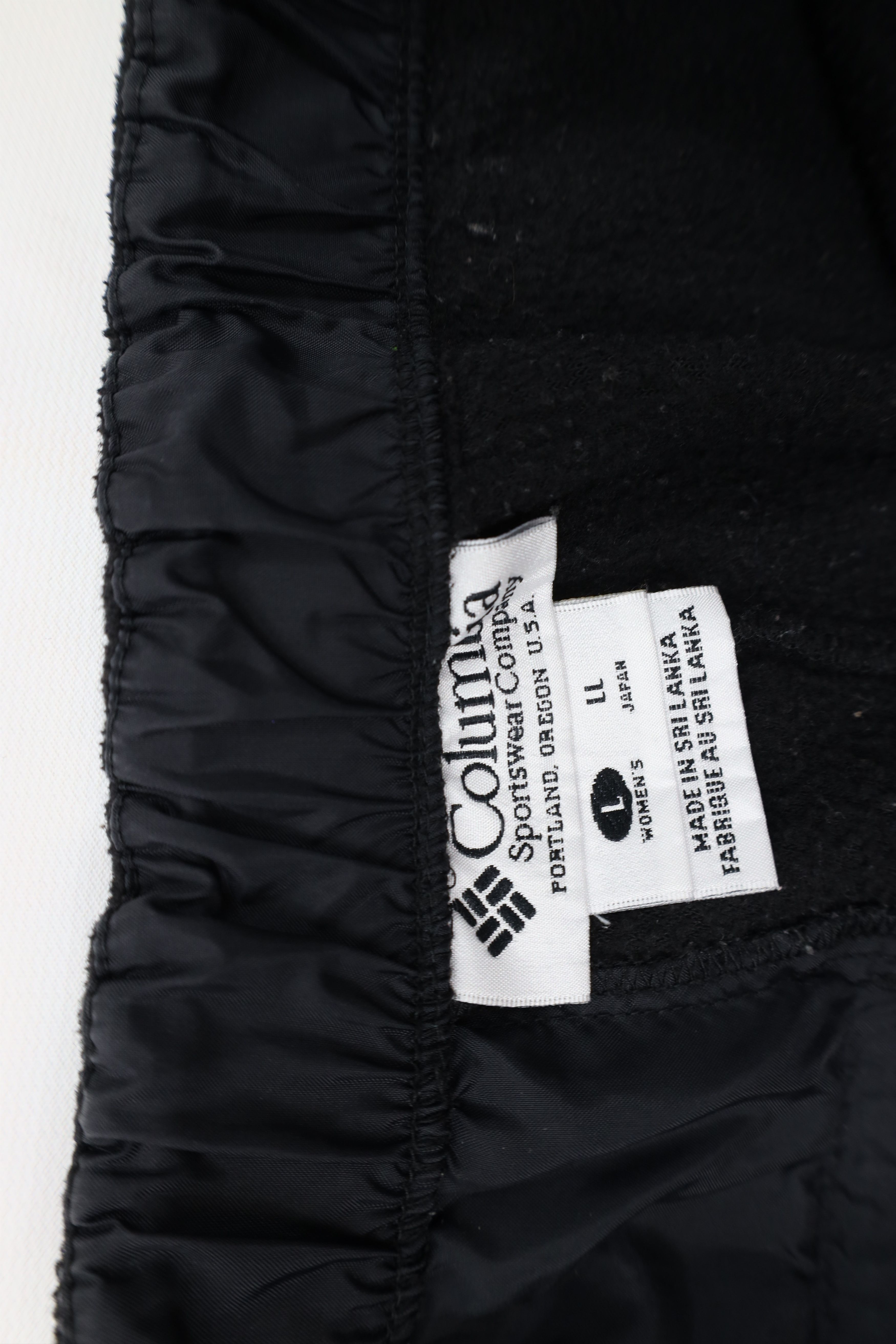 Columbia Vintage 90s Columbia Fleece Sweatpants Joggers Pants Black Size 30" / US 8 / IT 44 - 6 Thumbnail
