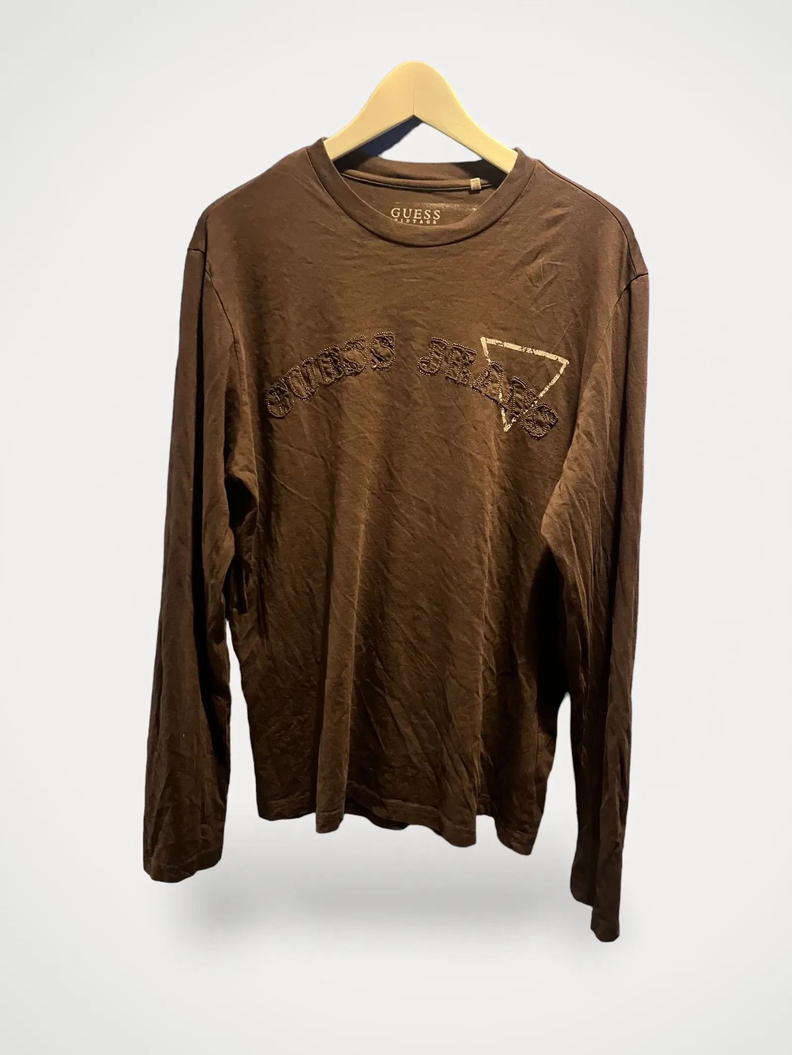 Guess Guess GUESS VINTAGE Long Sleeve Shirt Size L / US 10 / IT 46 - 1 Thumbnail