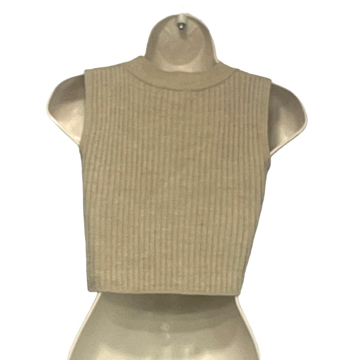 BP. Bp Junior’s Tank/Cardigan Combo, Natural, Sz. XS Size XS / US 0-2 / IT 36-38 - 6 Thumbnail