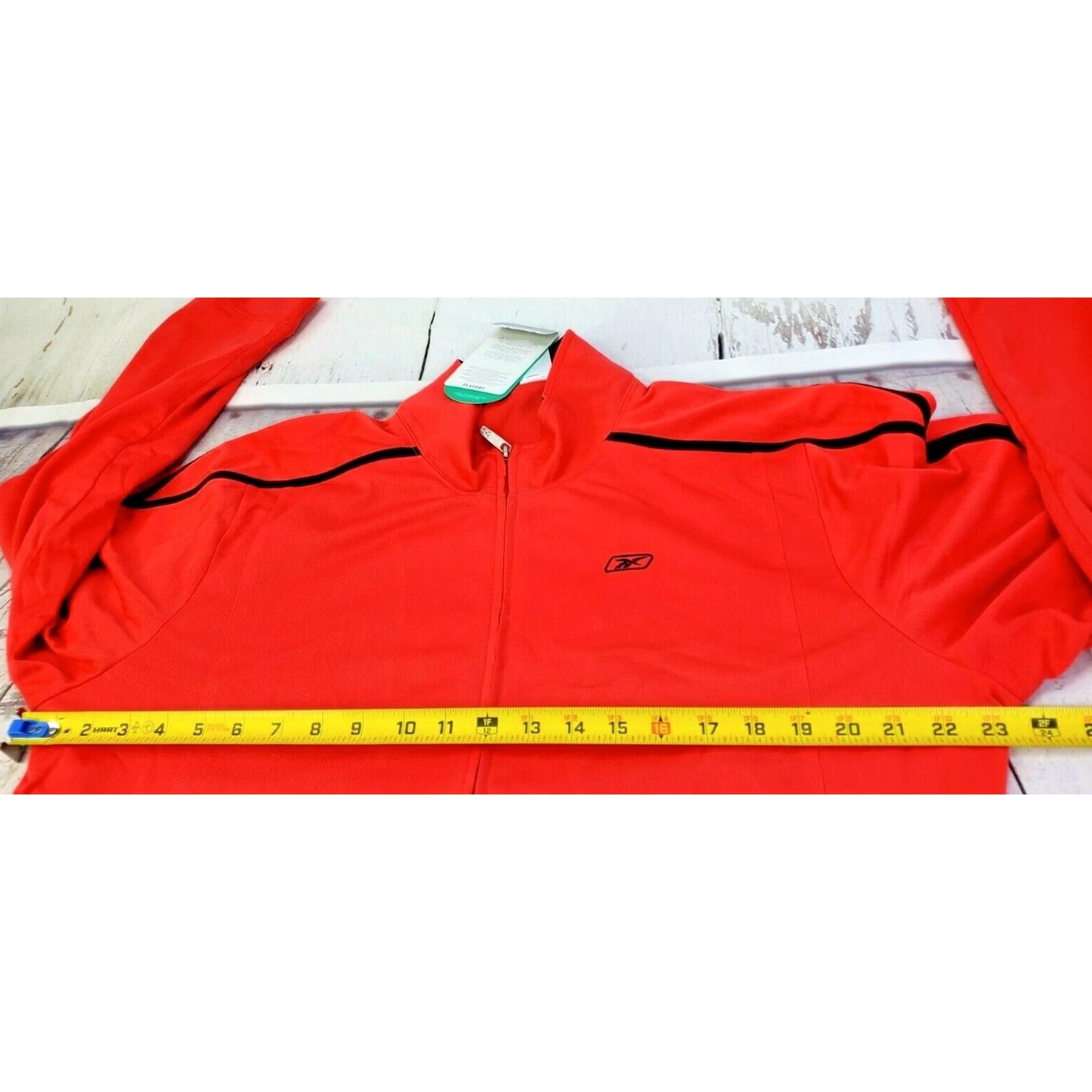 Reebok Reebok Essentials PlayDry Running Jacket Women 2XL Red Full Zip Athletic Training NWT Size XXL / US 16-18 / IT 52-54 - 7 Thumbnail