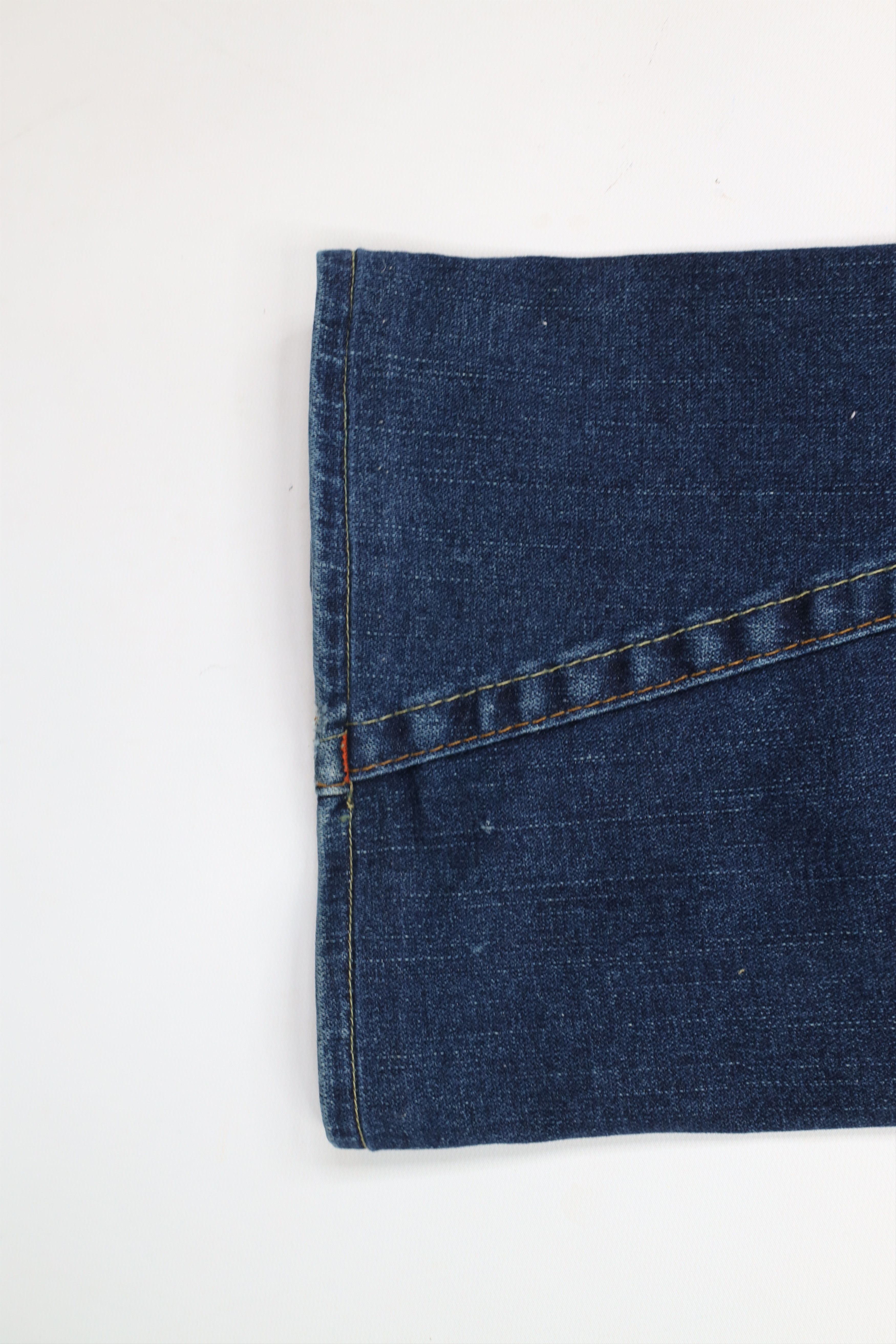 True Religion × Vintage Vintage True Religion Joey Flared Wide Leg Jeans Blue USA Size 31" - 14 Thumbnail