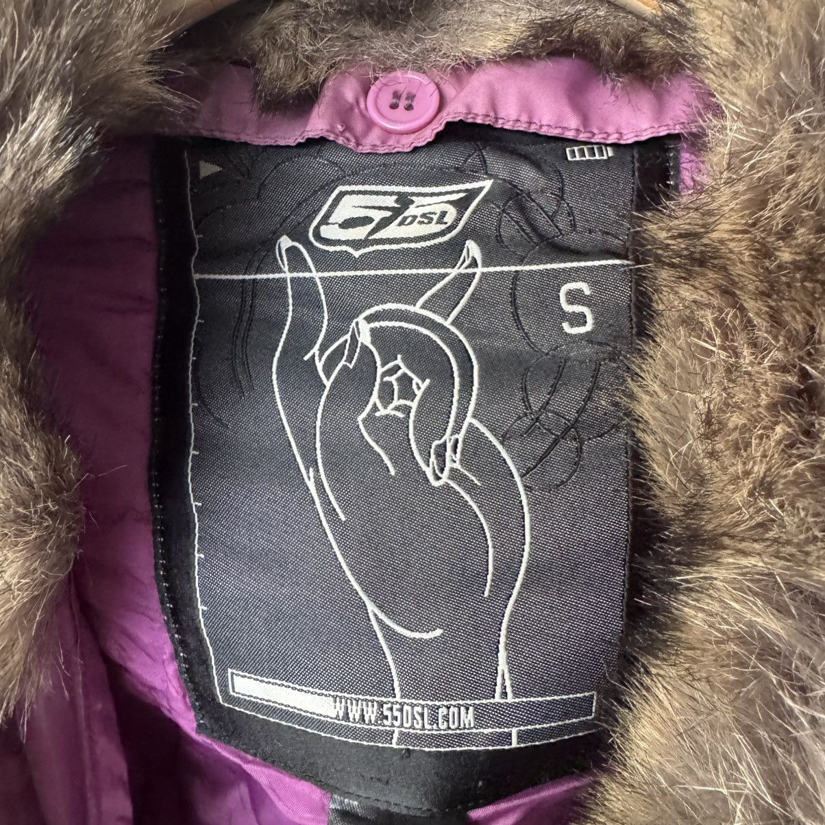 If Six Was Nine Diesel Fur Gradient Asymmetrical Puffer Jacket Size S / US 4 / IT 40 - 10 Thumbnail