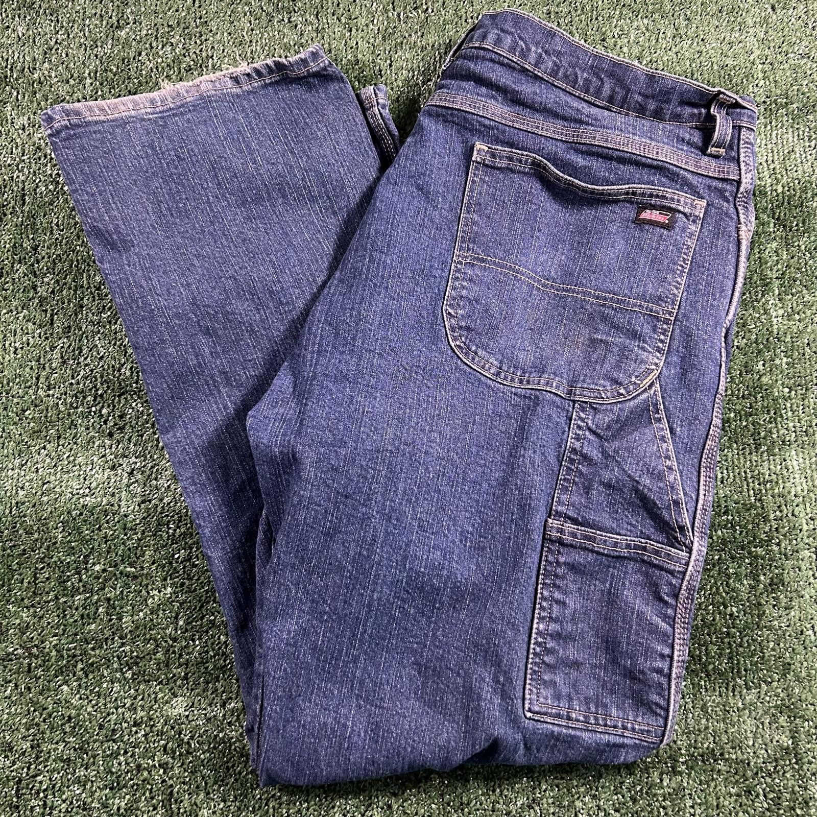 Dickies Dickies Men's Blue Workwear Denim Jeans. 42x32 Size US 42 / EU 58 - 1 Thumbnail