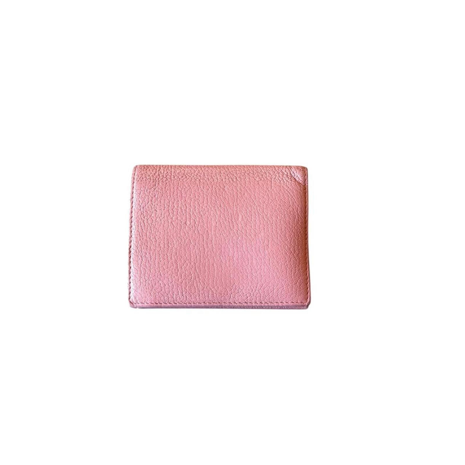Miu Miu miu miu pink bow wallet Size ONE SIZE - 4 Thumbnail