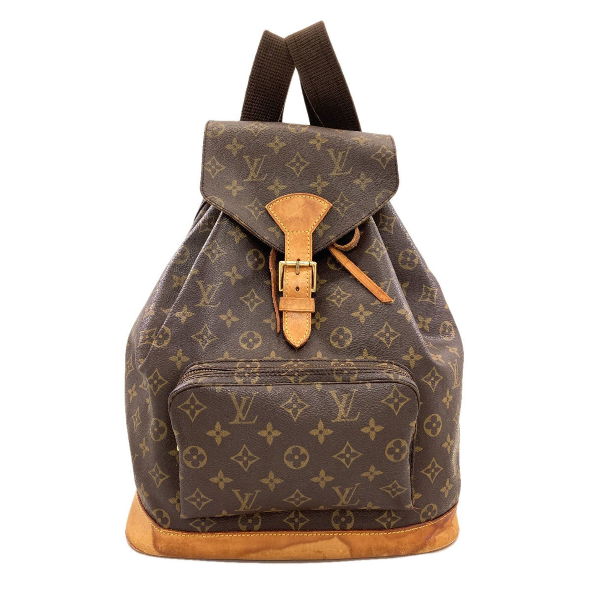 Louis Vuitton Louis Vuitton M51135 Montsouris GM Backpack/Daypack, Monogram Canvas, Women's LOUIS VUITTON Size ONE SIZE - 1 Thumbnail