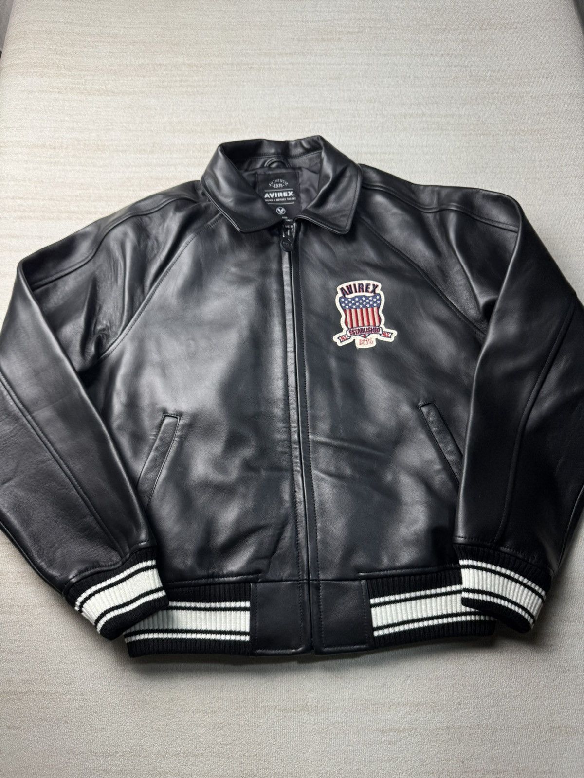 Avirex London exclusive icon leather jacket Size US M / EU 48-50 / 2 - 4 Thumbnail