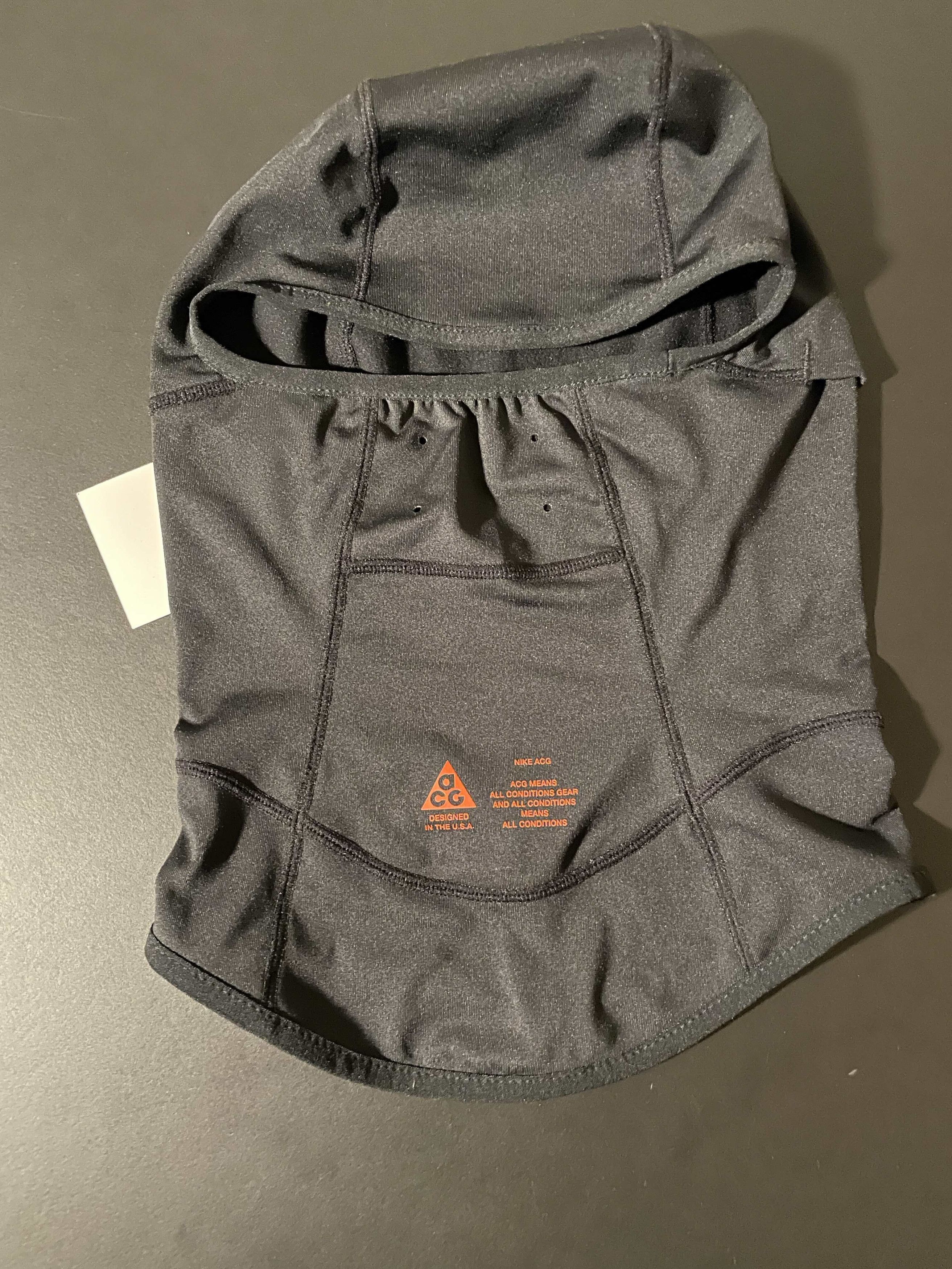 image of Errolson Hugh x Nike Acg Nikelab Acg / Balaclava / New / Black / Team Orange, Men's