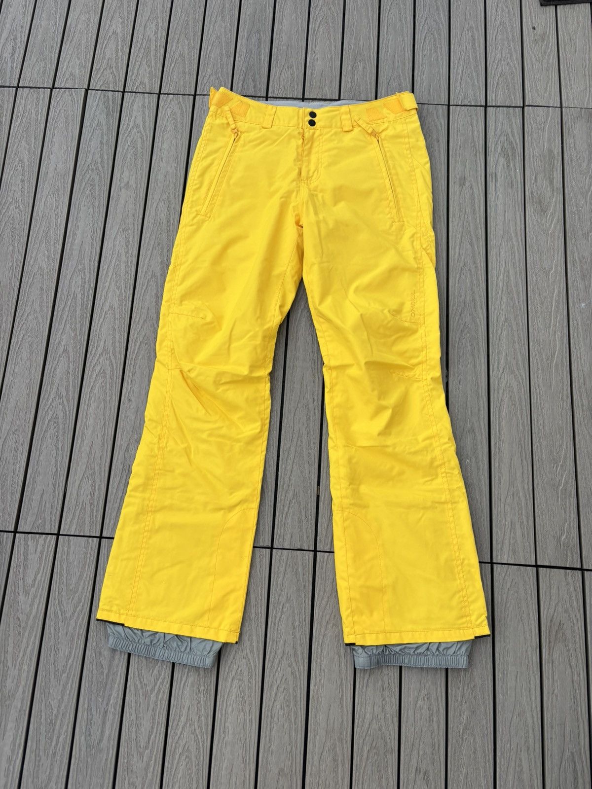O'Neill O’Neill Yellow 8000mm Snowboard Ski Pants Medium Regular Size US 33 - 1 Thumbnail