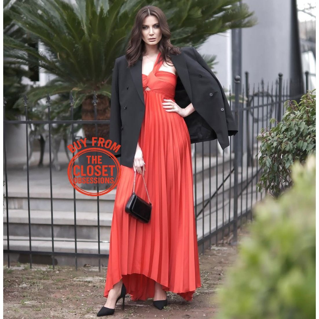 Mango RARE!!! MANGO Front Knot Maxi Dress NWT (US 6, EUR M) Size L / US 10 / IT 46 - 17 Thumbnail
