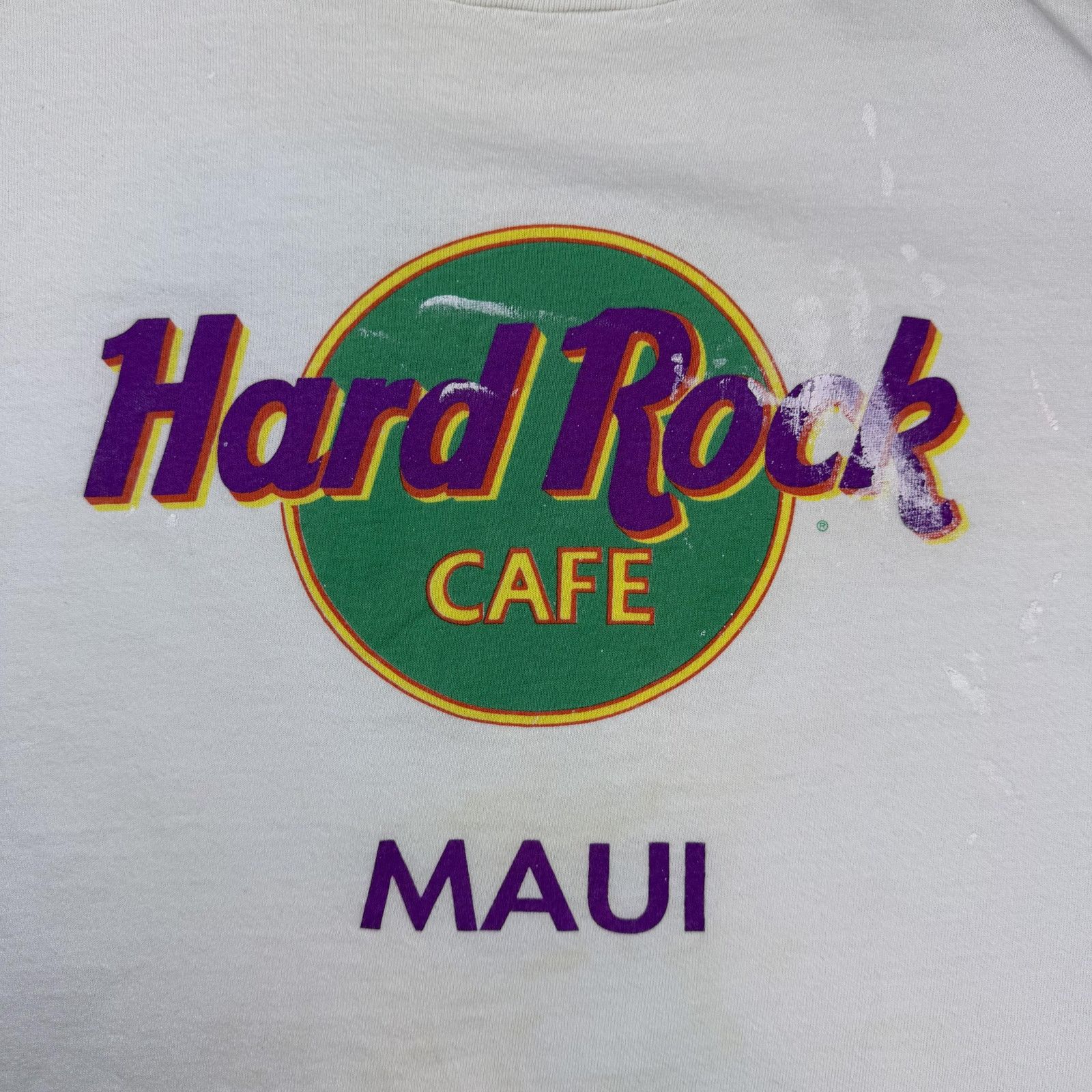 Hard Rock Cafe Vintage Hard Rock Cafe Maui Single Stitch T-Shirt XL Size US XL / EU 56 / 4 - 4 Thumbnail