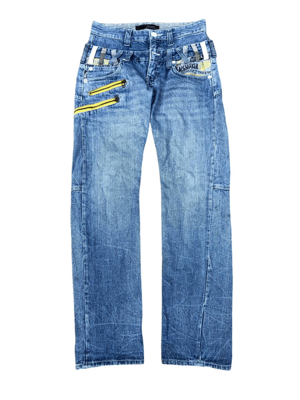 Japanese Brand Dominate handcrafted double waish jeans Size US 29 - 7 Thumbnail