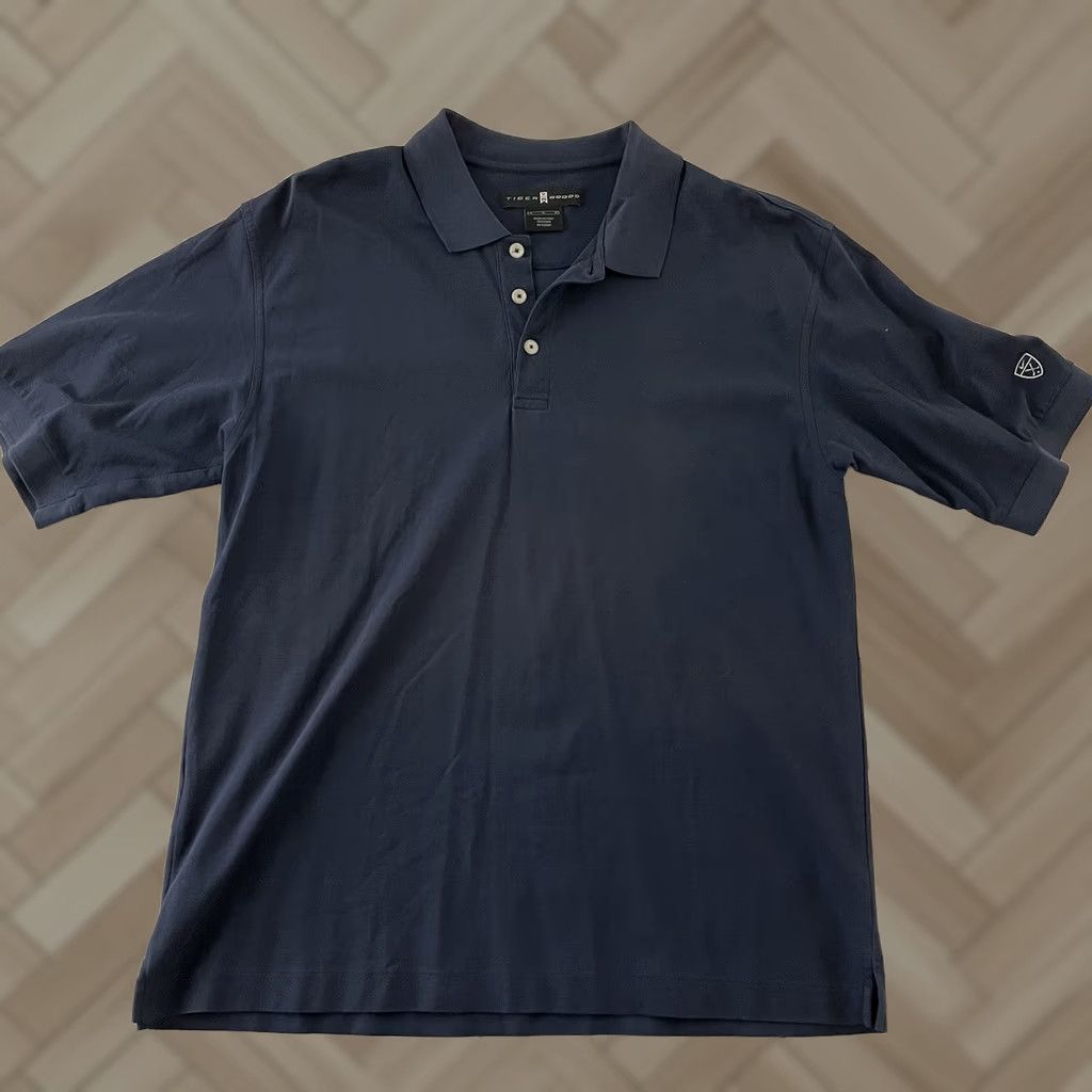 Nike Nike Golf Polo Shirt Short Sleeve Mens M Blue VTG Tiger Woods Button-Up 90s Retro Size US M / EU 48-50 / 2 - 1 Thumbnail