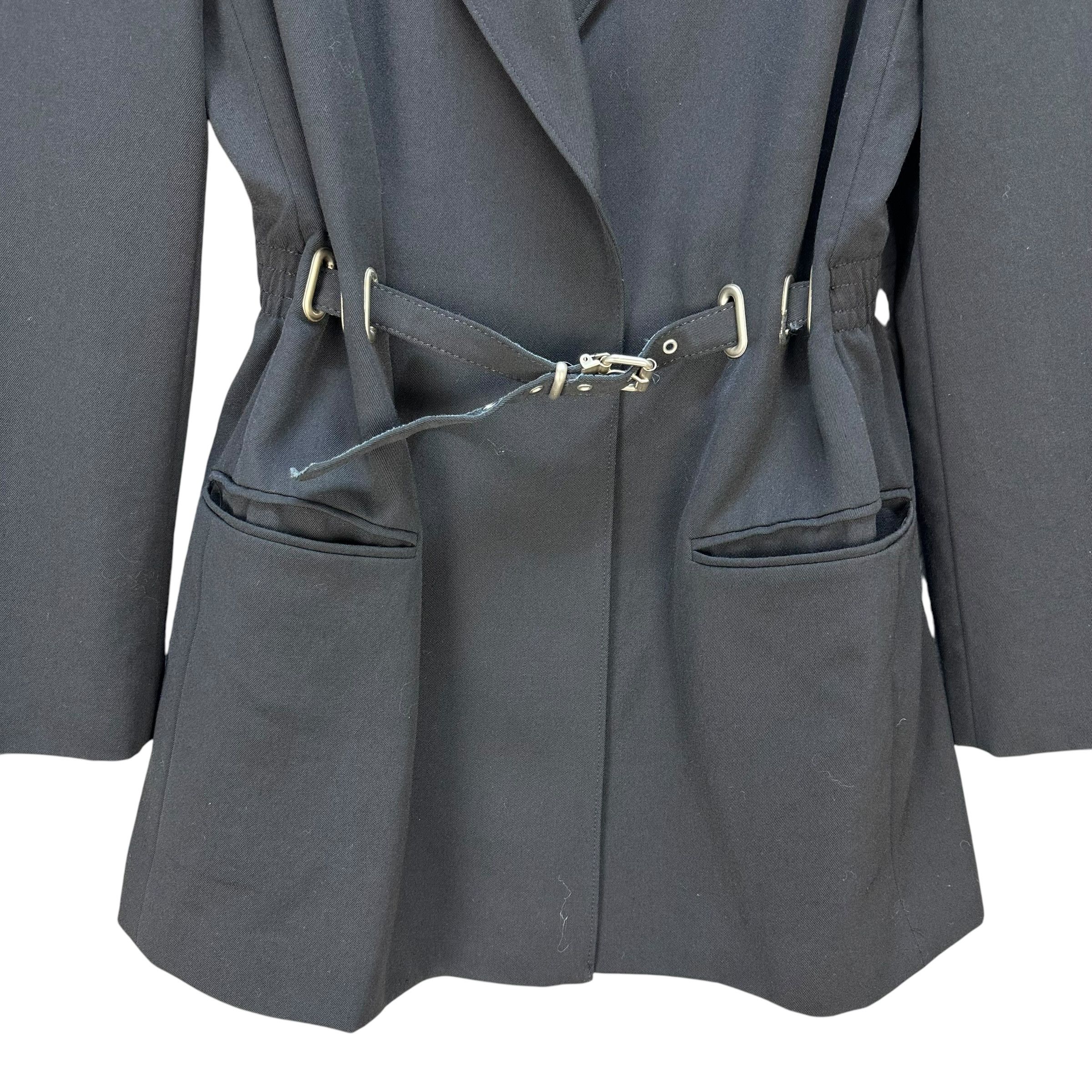 Jean Paul Gaultier 90's JPG CLASSIQUE Wool Blend Belted Coat Jacket #A72-1750 Size S / US 4 / IT 40 - 3 Thumbnail