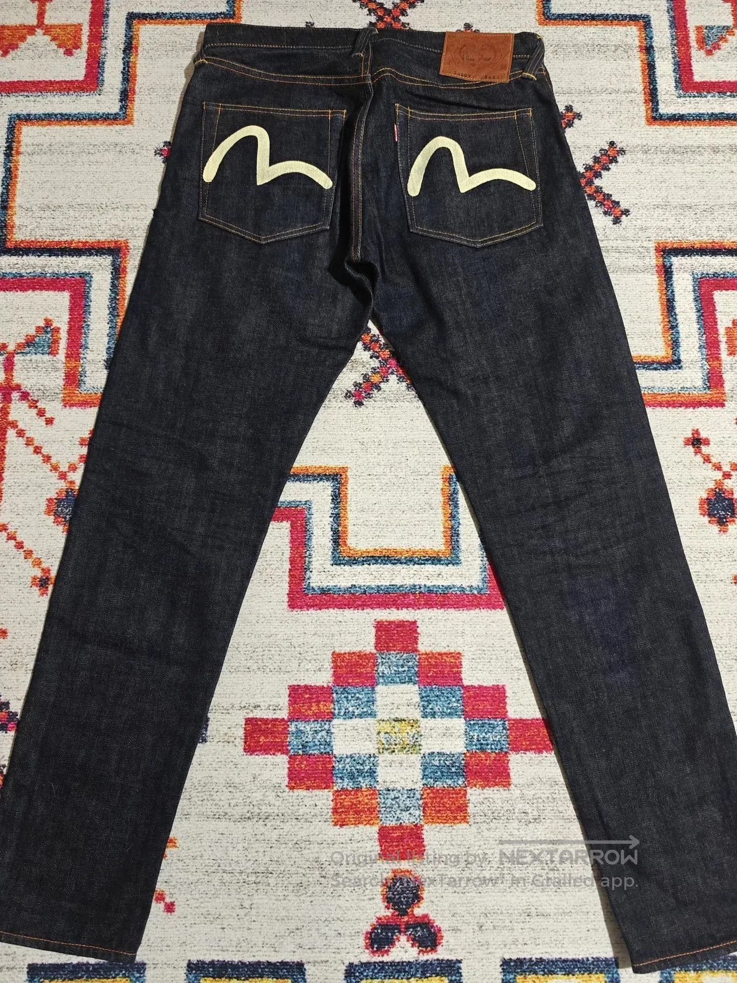 Evisu Evisu No.2 2000T Red Flag Selvedge. Size US 34 / EU 50 - 5 Thumbnail