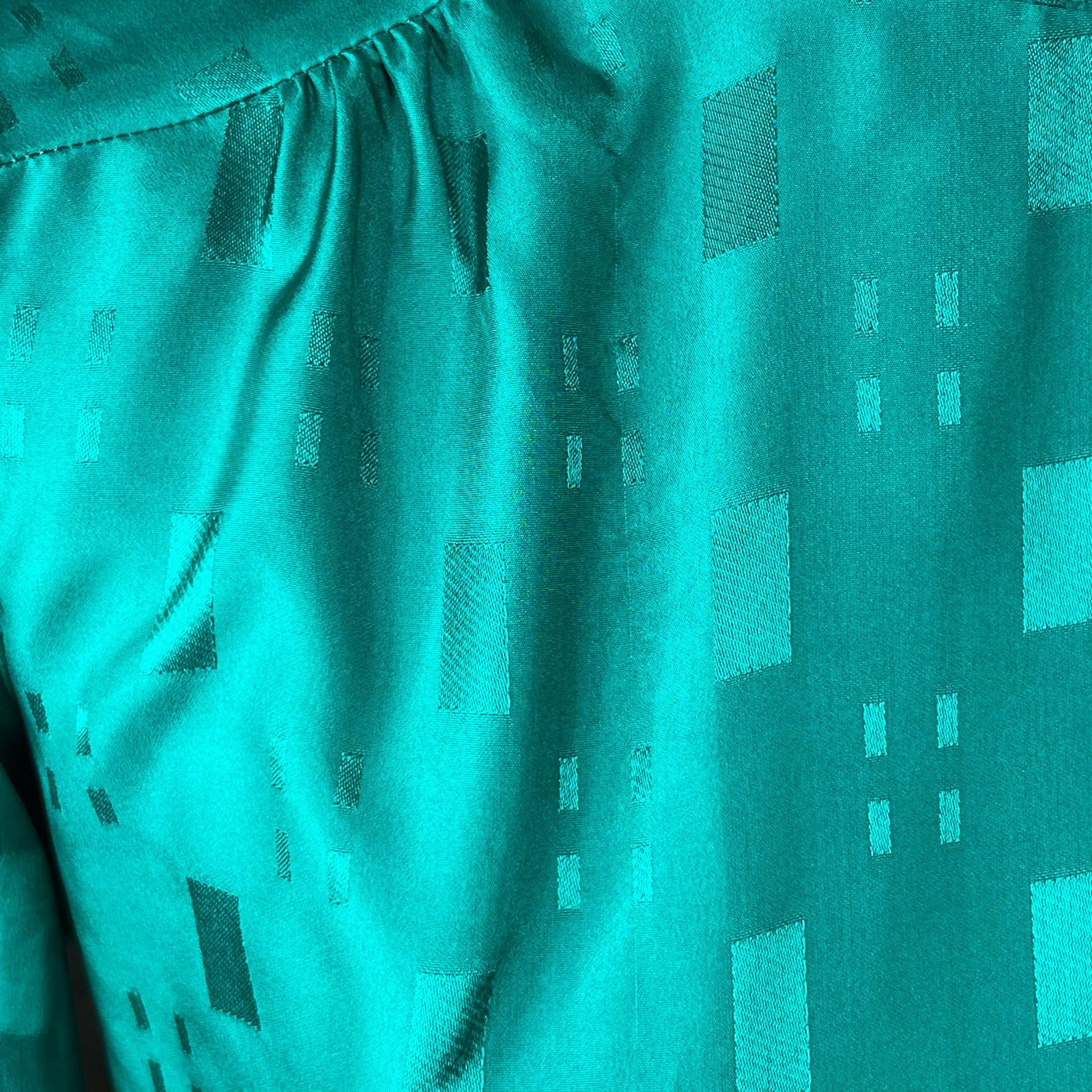 Other Avon Fashions vintage 80's green high neck blouse size 5/6 Size S / US 4 / IT 40 - 5 Thumbnail