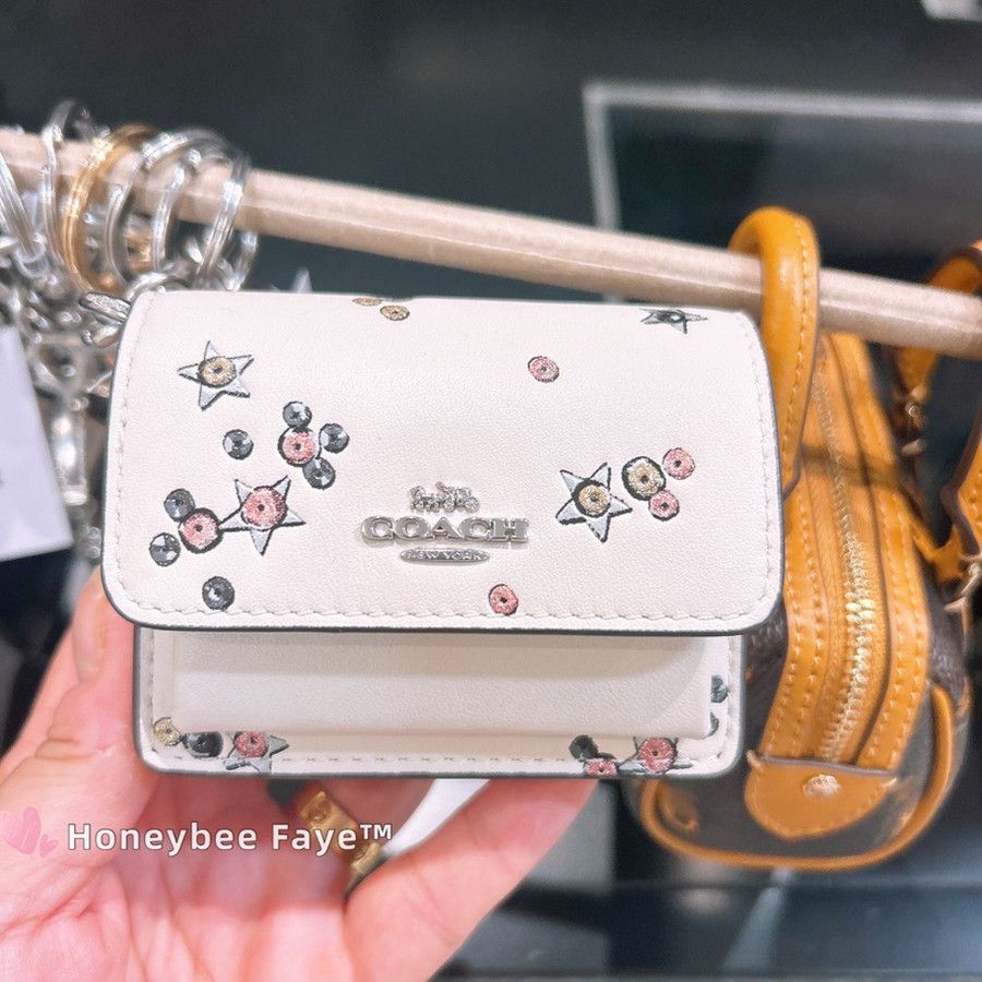 Coach Klare Bag Charm With Star Print CCF23 Size ONE SIZE - 1 Thumbnail