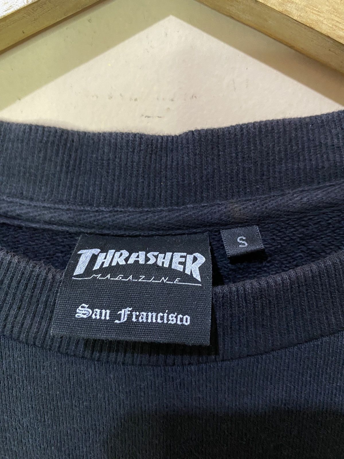 Thrasher Vintage Thrasher Flame Embroidery Sweatshirt Size US S / EU 44-46 / 1 - 4 Thumbnail